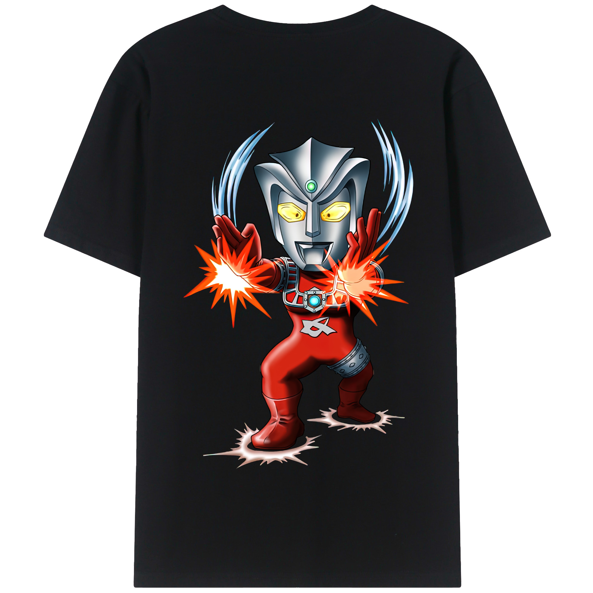 （画像用） ウルトラマン Ultraman 綿100％半袖Tシャツ（背面プリント）