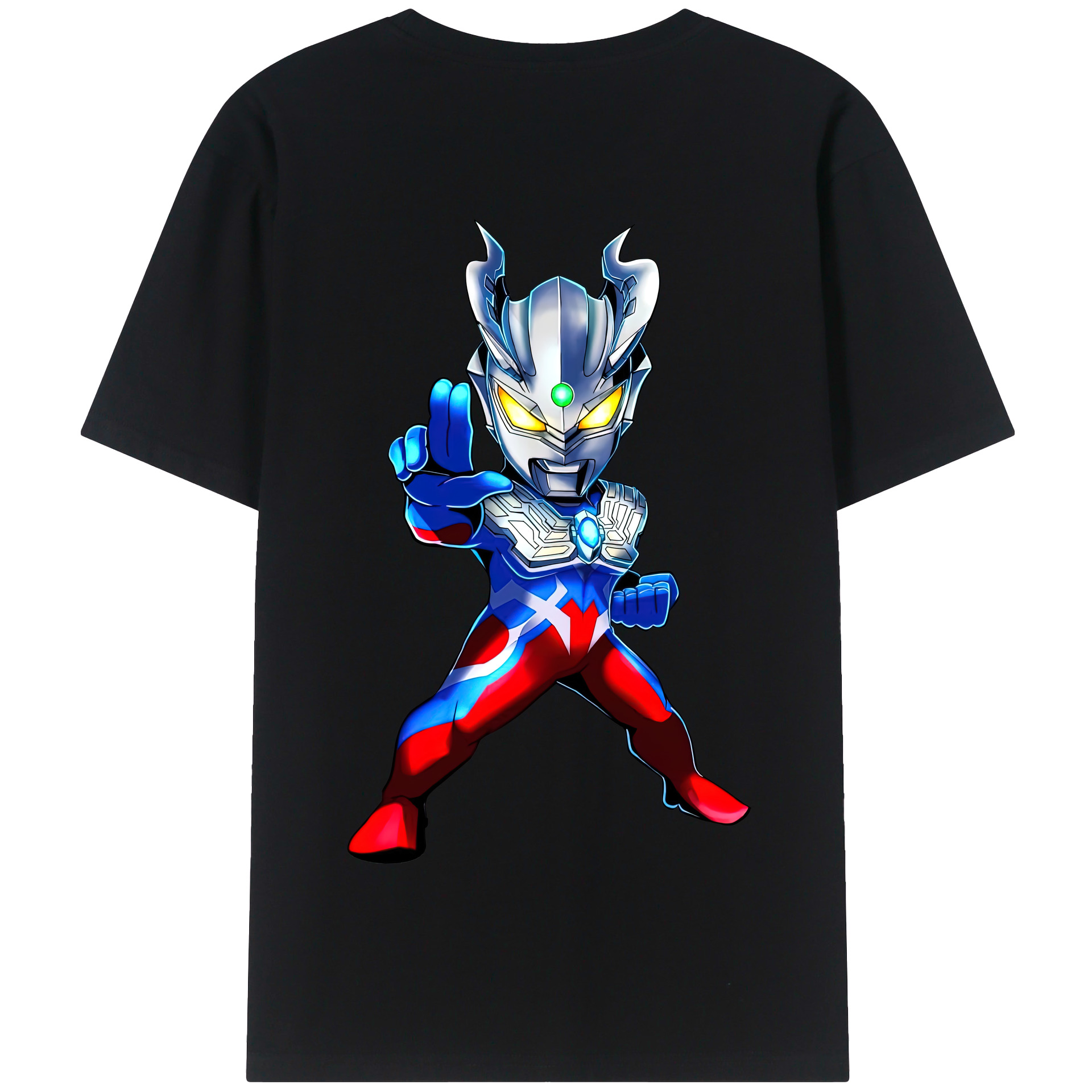 （画像用） ウルトラマン Ultraman 綿100％半袖Tシャツ（背面プリント）