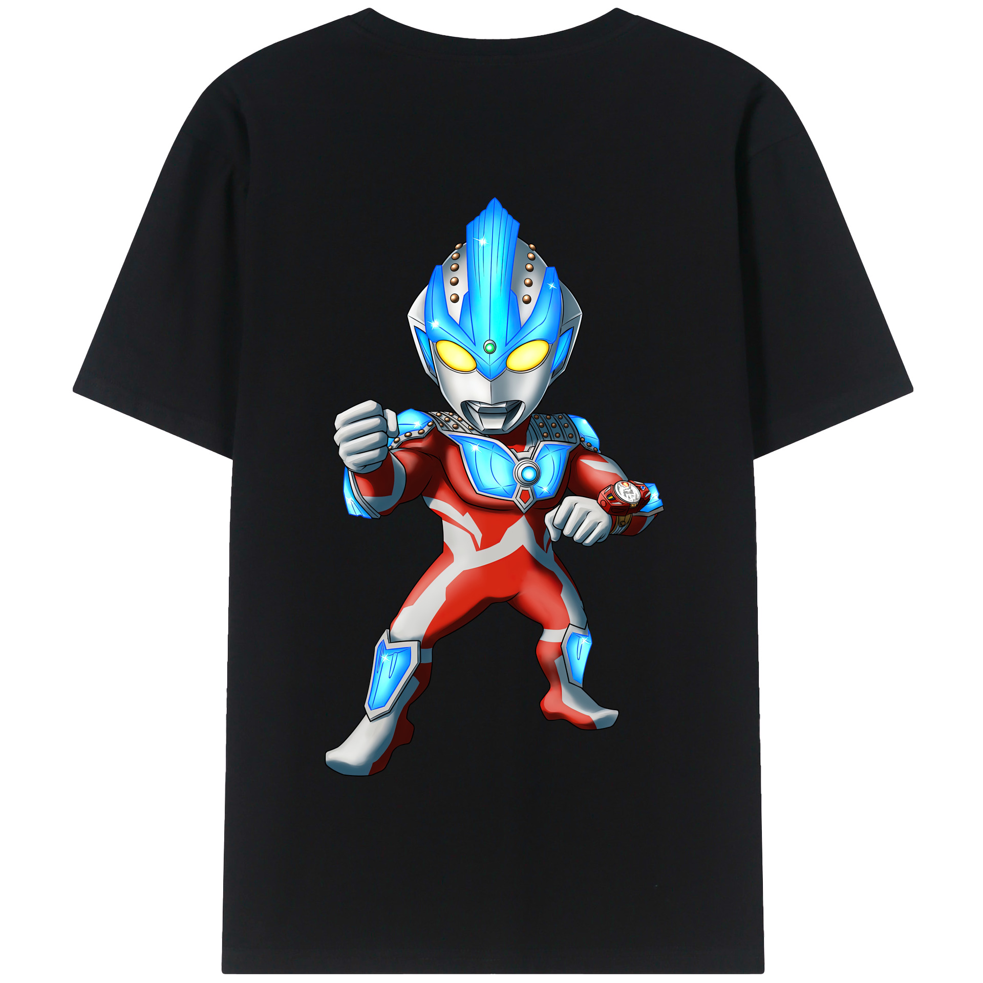 （画像用） ウルトラマン Ultraman 綿100％半袖Tシャツ（背面プリント）