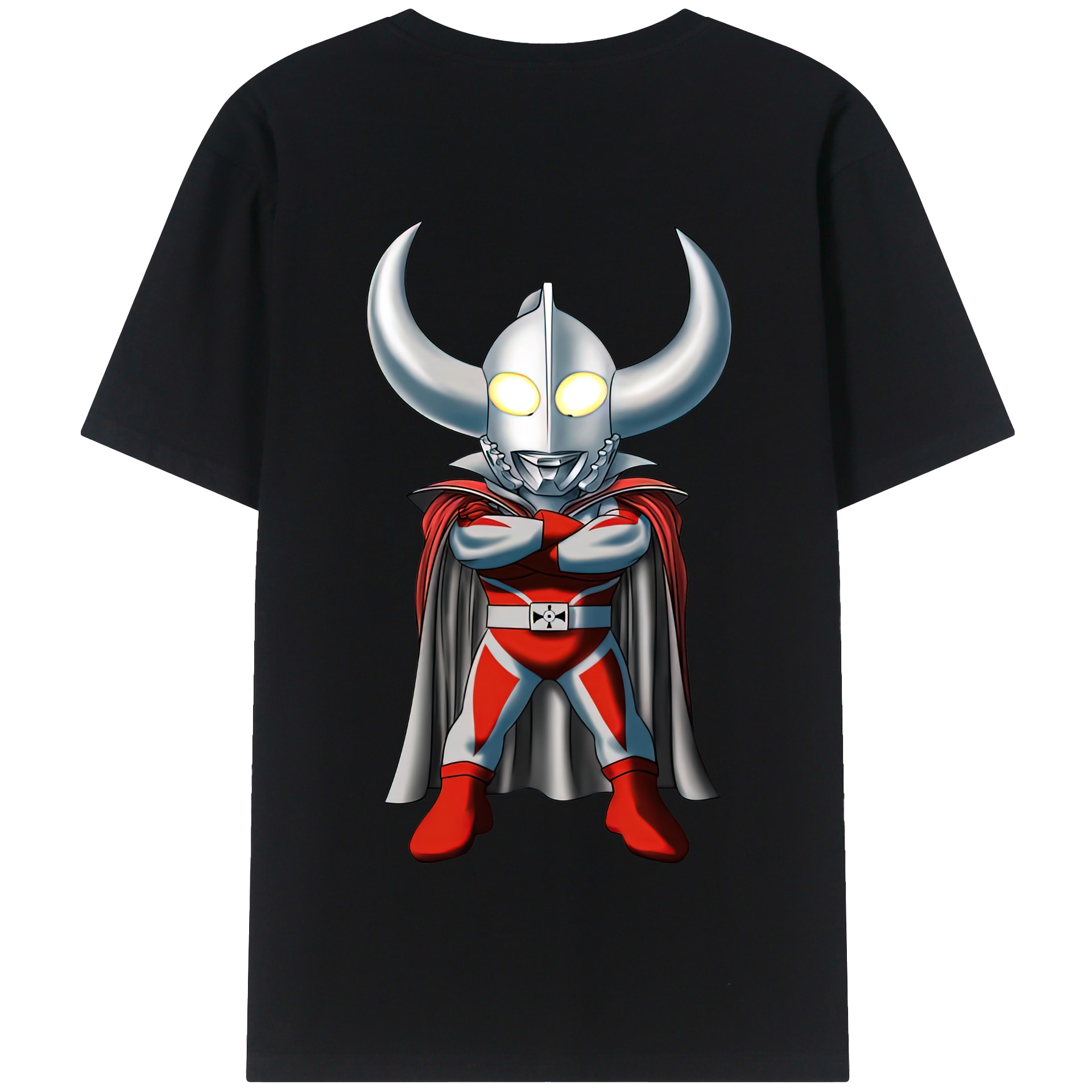 （画像用） ウルトラマン Ultraman 綿100％半袖Tシャツ（背面プリント）