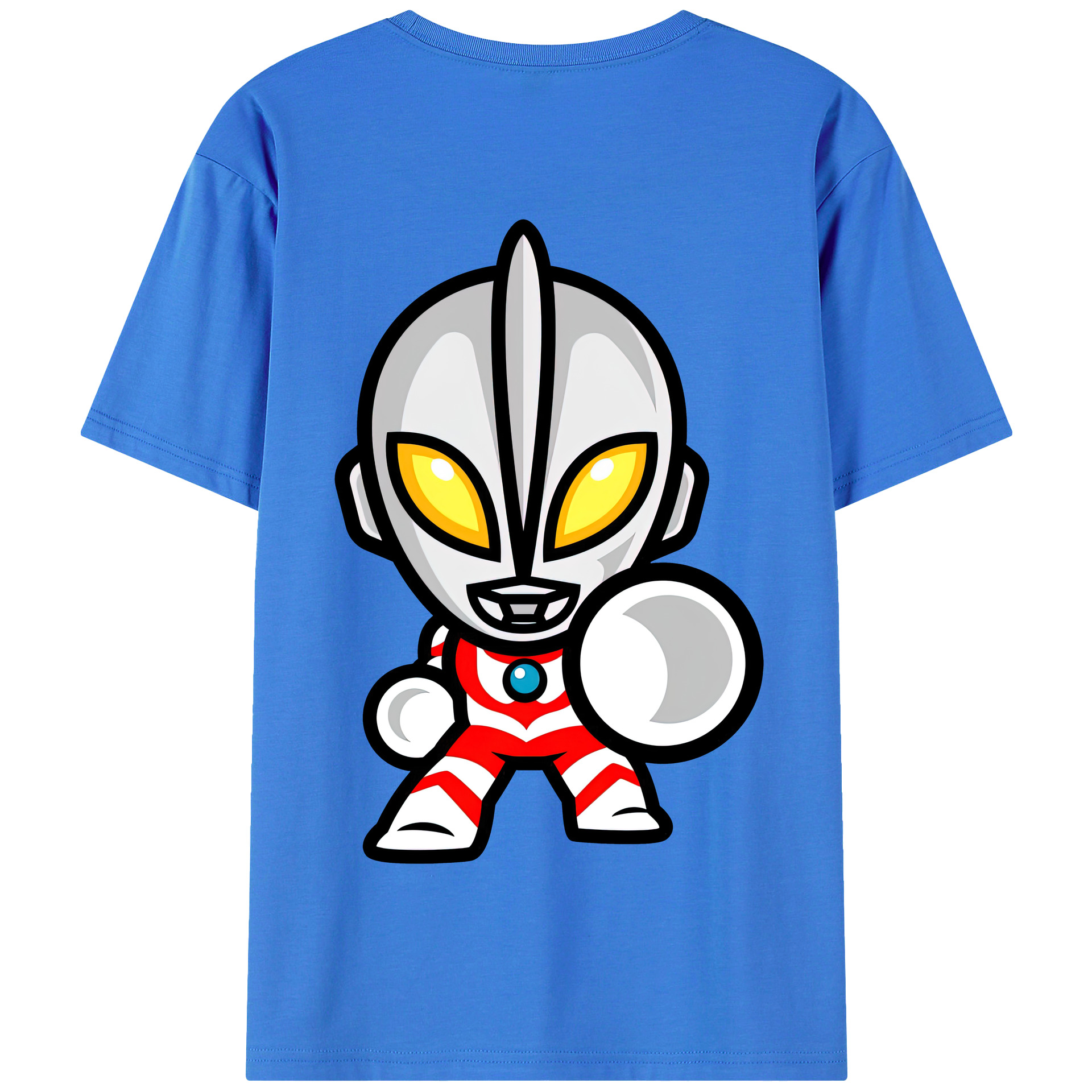 （画像用） ウルトラマン Ultraman 綿100％半袖Tシャツ（背面プリント）