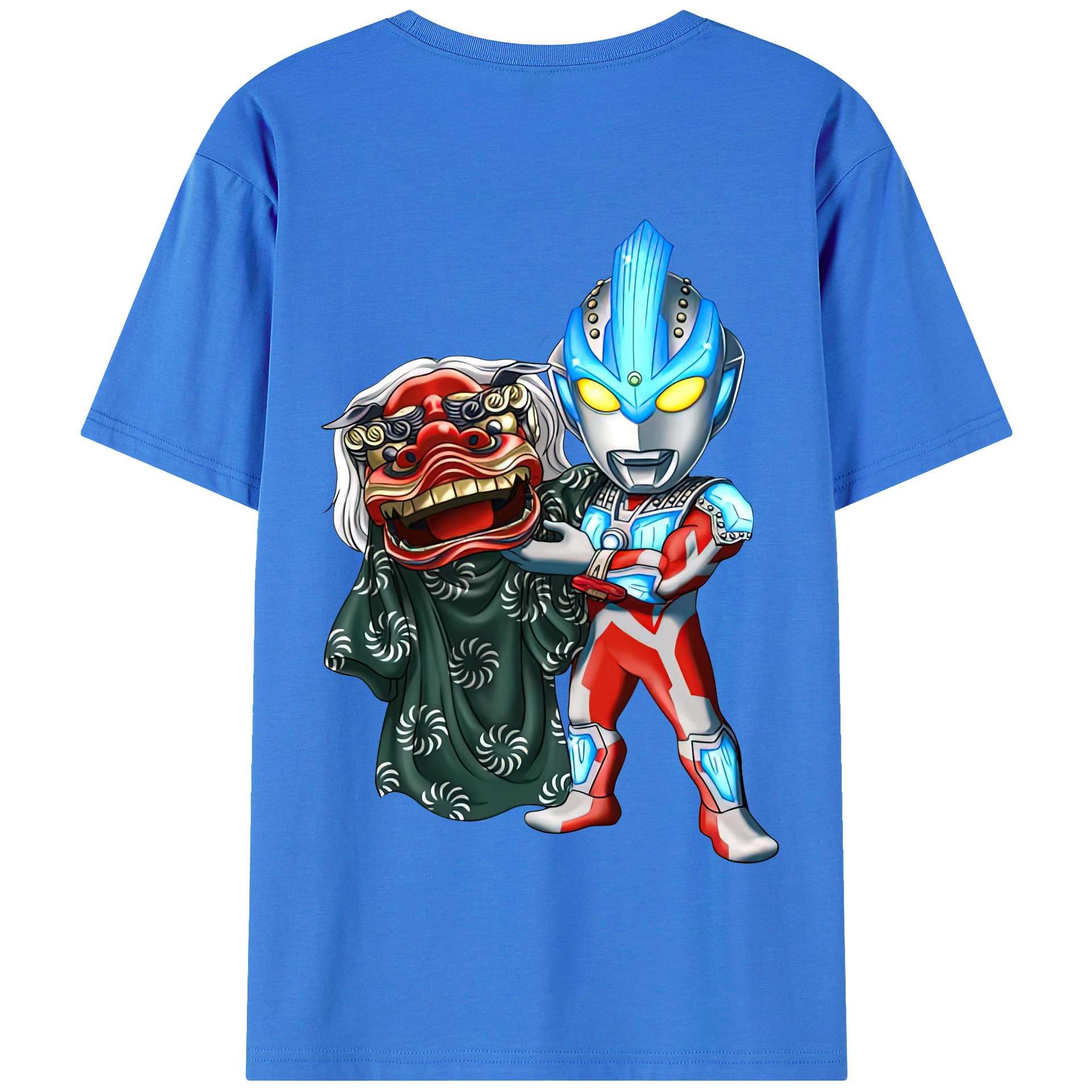 （画像用） ウルトラマン Ultraman 綿100％半袖Tシャツ（背面プリント）
