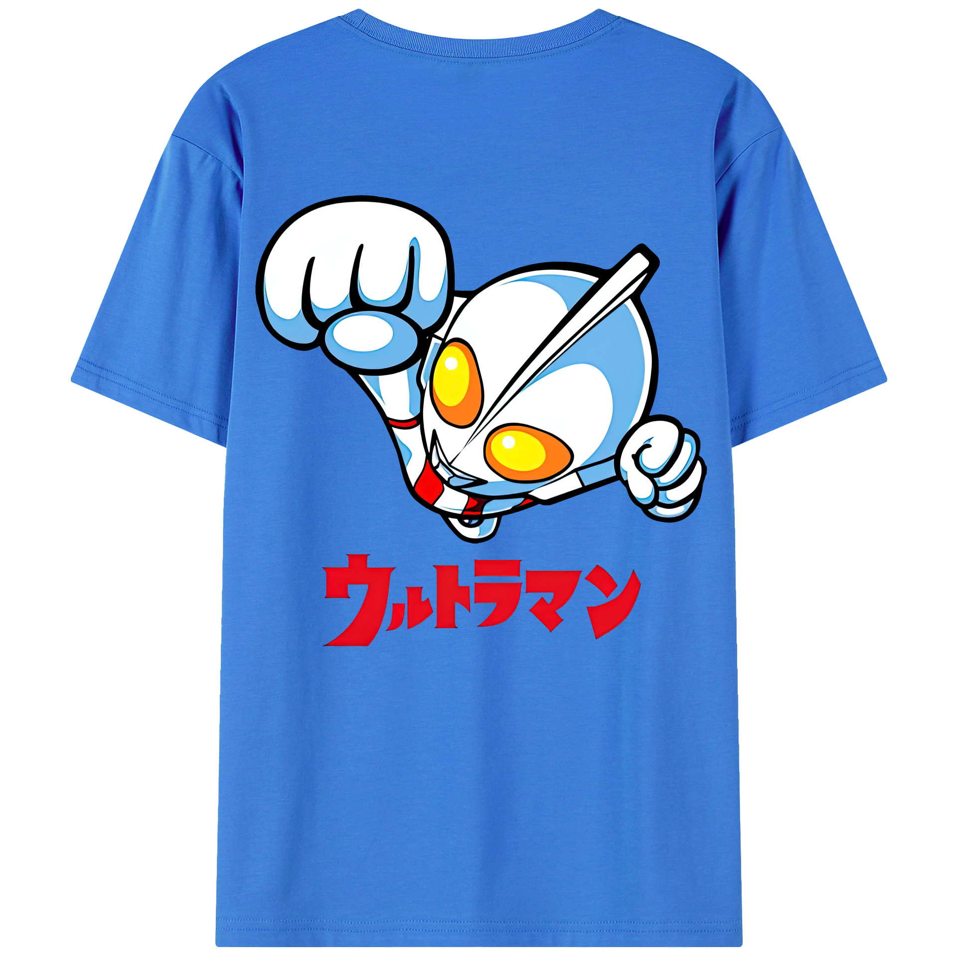 （画像用） ウルトラマン Ultraman 綿100％半袖Tシャツ（背面プリント）