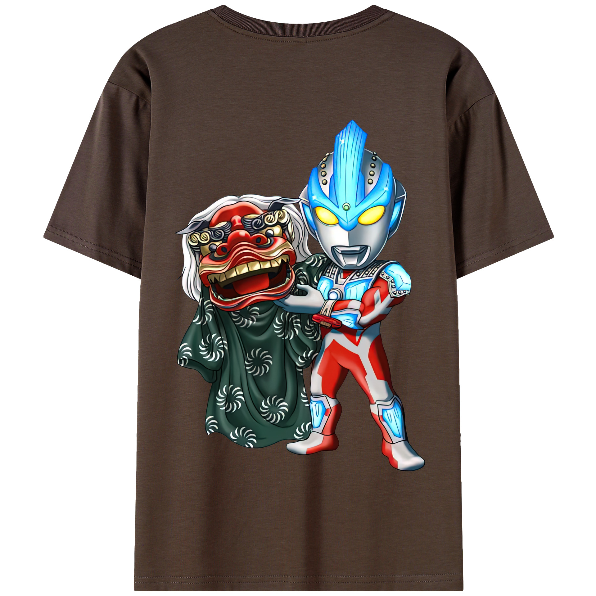 （画像用） ウルトラマン Ultraman 綿100％半袖Tシャツ（背面プリント）