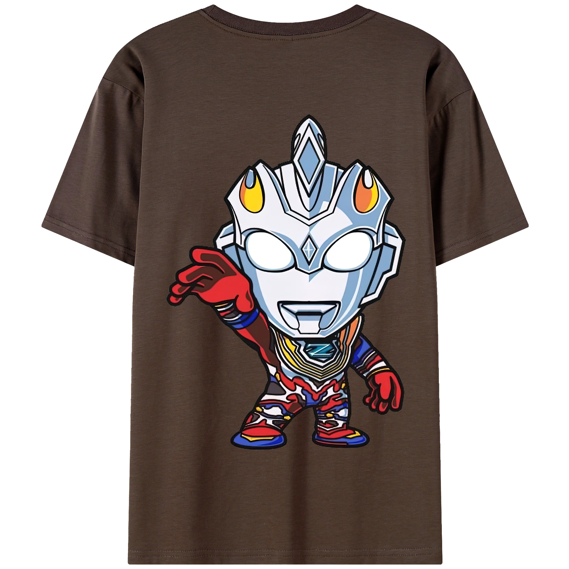 （画像用） ウルトラマン Ultraman 綿100％半袖Tシャツ（背面プリント）