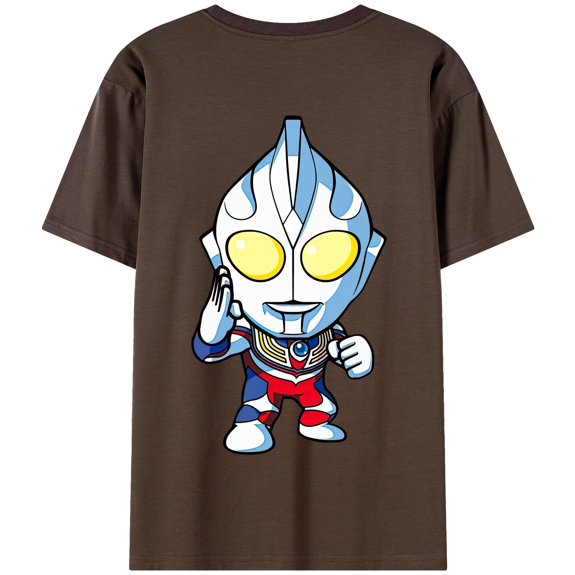 （画像用） ウルトラマン Ultraman 綿100％半袖Tシャツ（背面プリント）