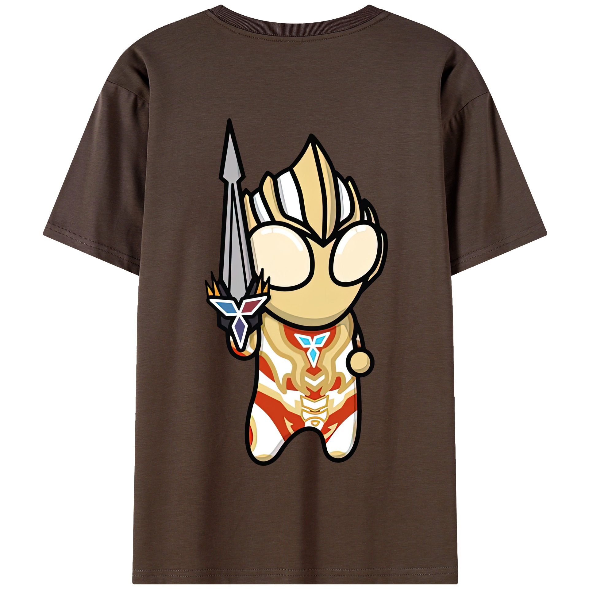 （画像用） ウルトラマン Ultraman 綿100％半袖Tシャツ（背面プリント）