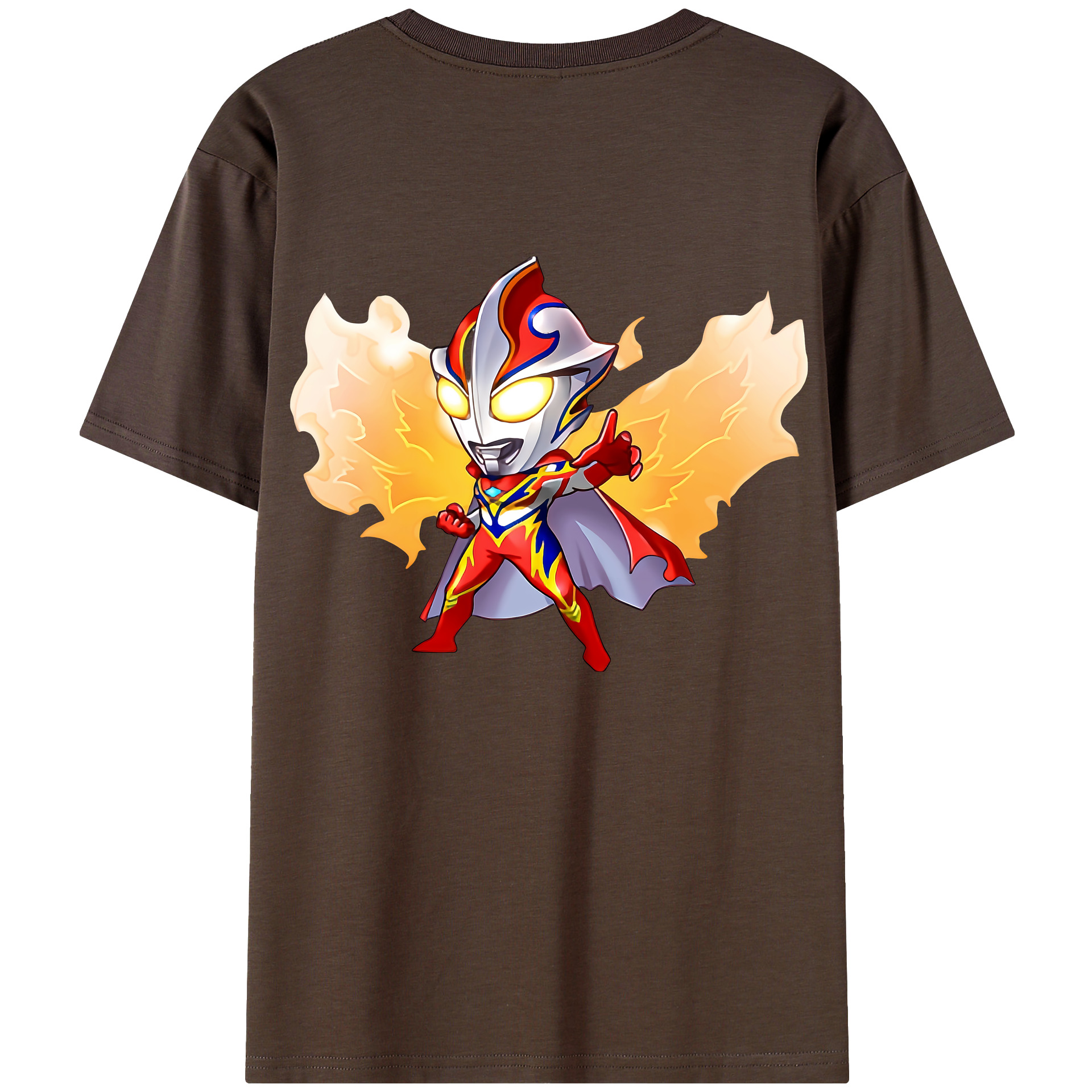 （画像用） ウルトラマン Ultraman 綿100％半袖Tシャツ（背面プリント）