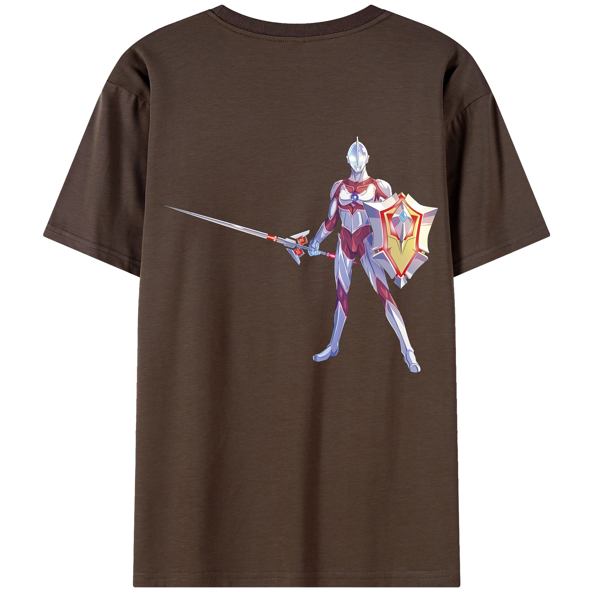 （画像用） ウルトラマン Ultraman 綿100％半袖Tシャツ（背面プリント）