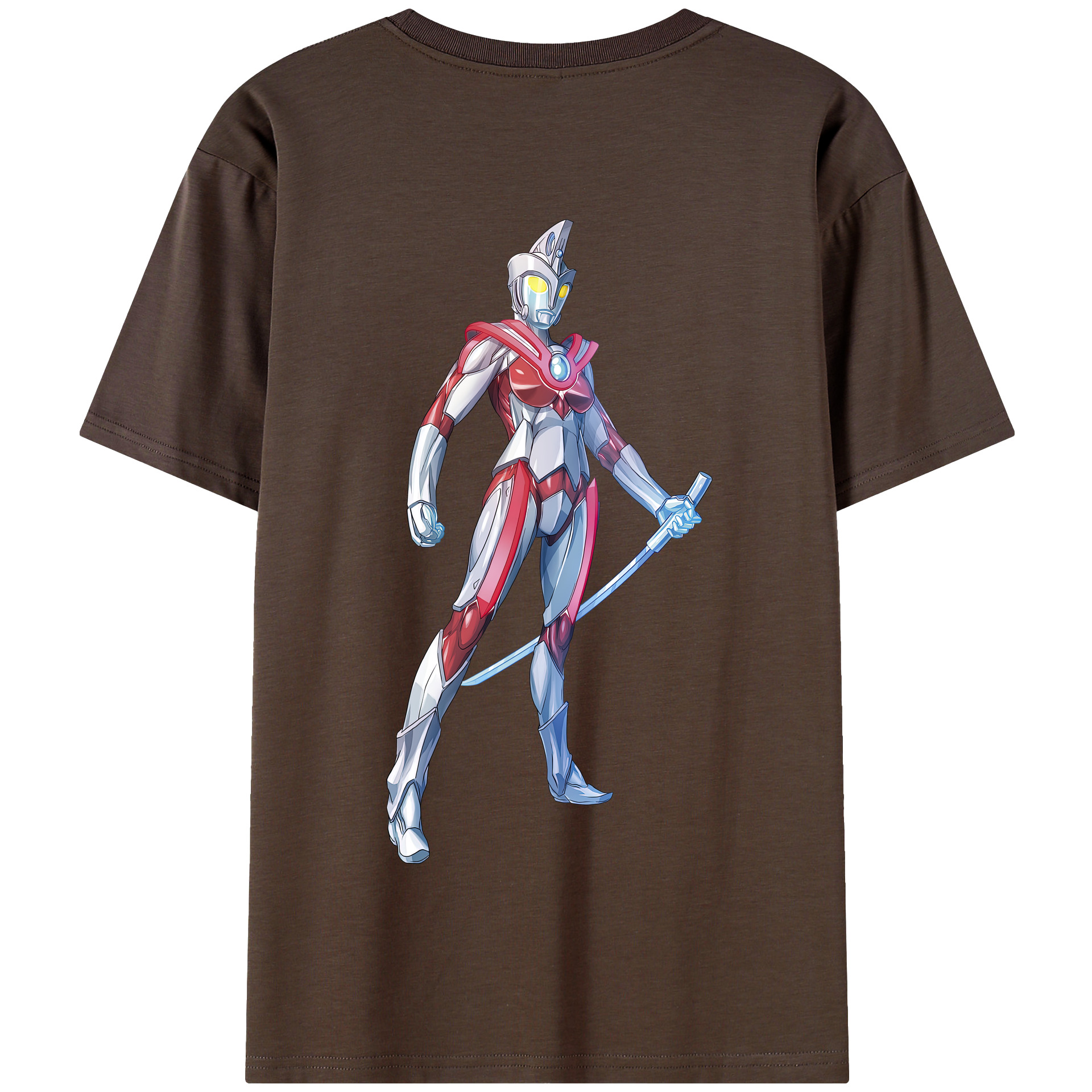 （画像用） ウルトラマン Ultraman 綿100％半袖Tシャツ（背面プリント）