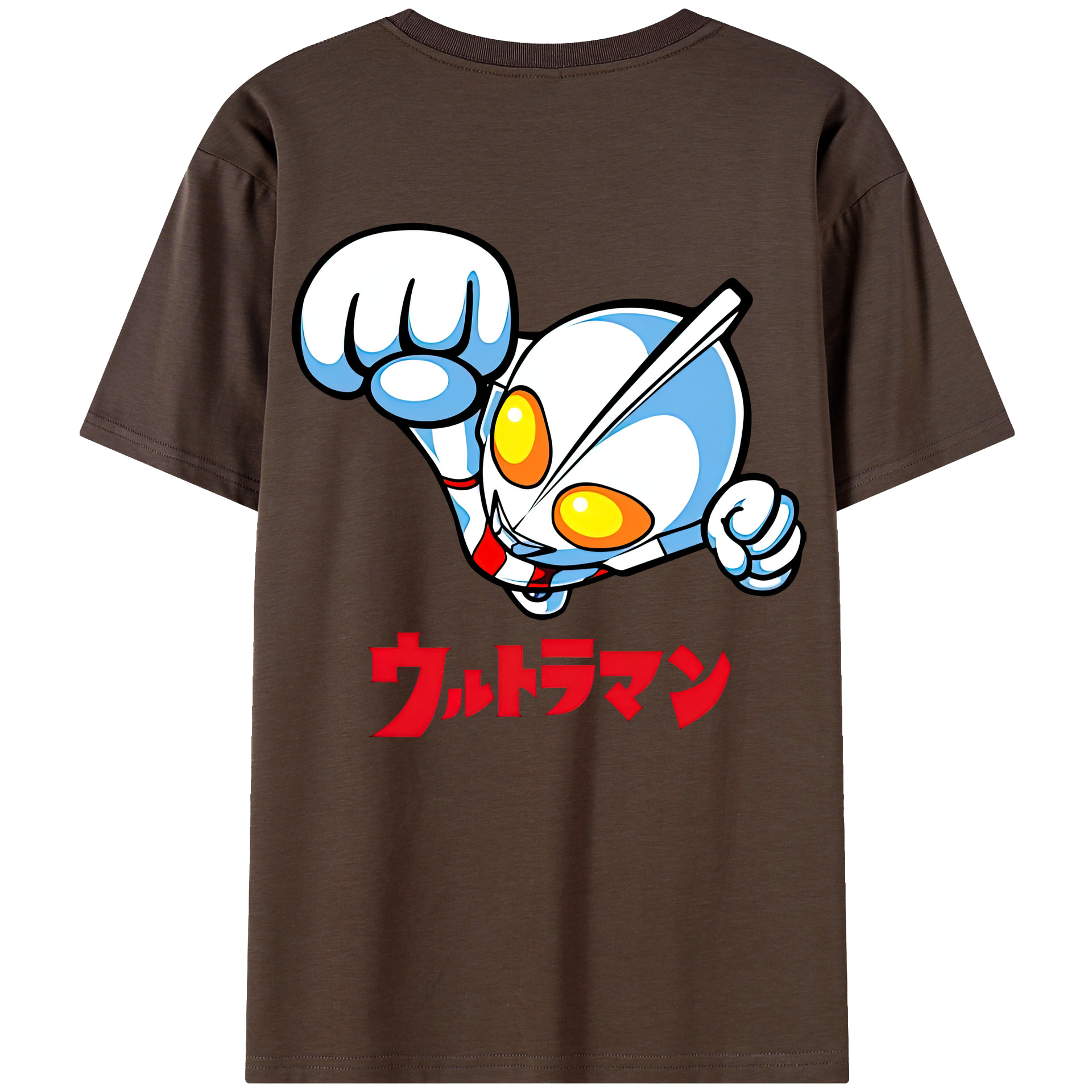 （画像用） ウルトラマン Ultraman 綿100％半袖Tシャツ（背面プリント）