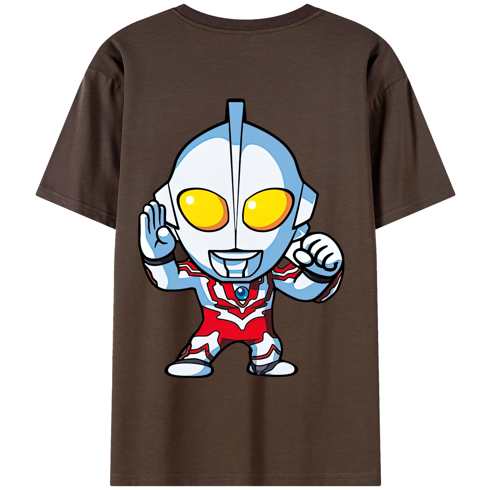 （画像用） ウルトラマン Ultraman 綿100％半袖Tシャツ（背面プリント）