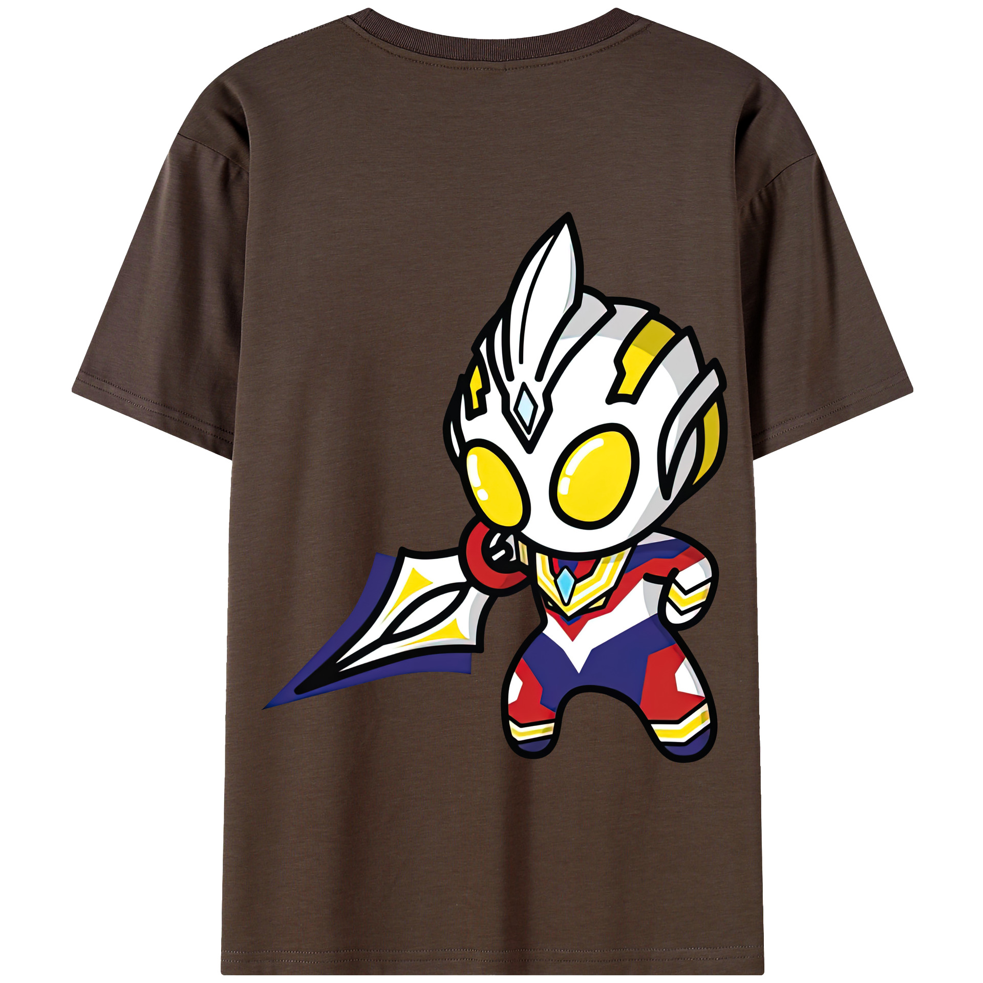 （画像用） ウルトラマン Ultraman 綿100％半袖Tシャツ（背面プリント）