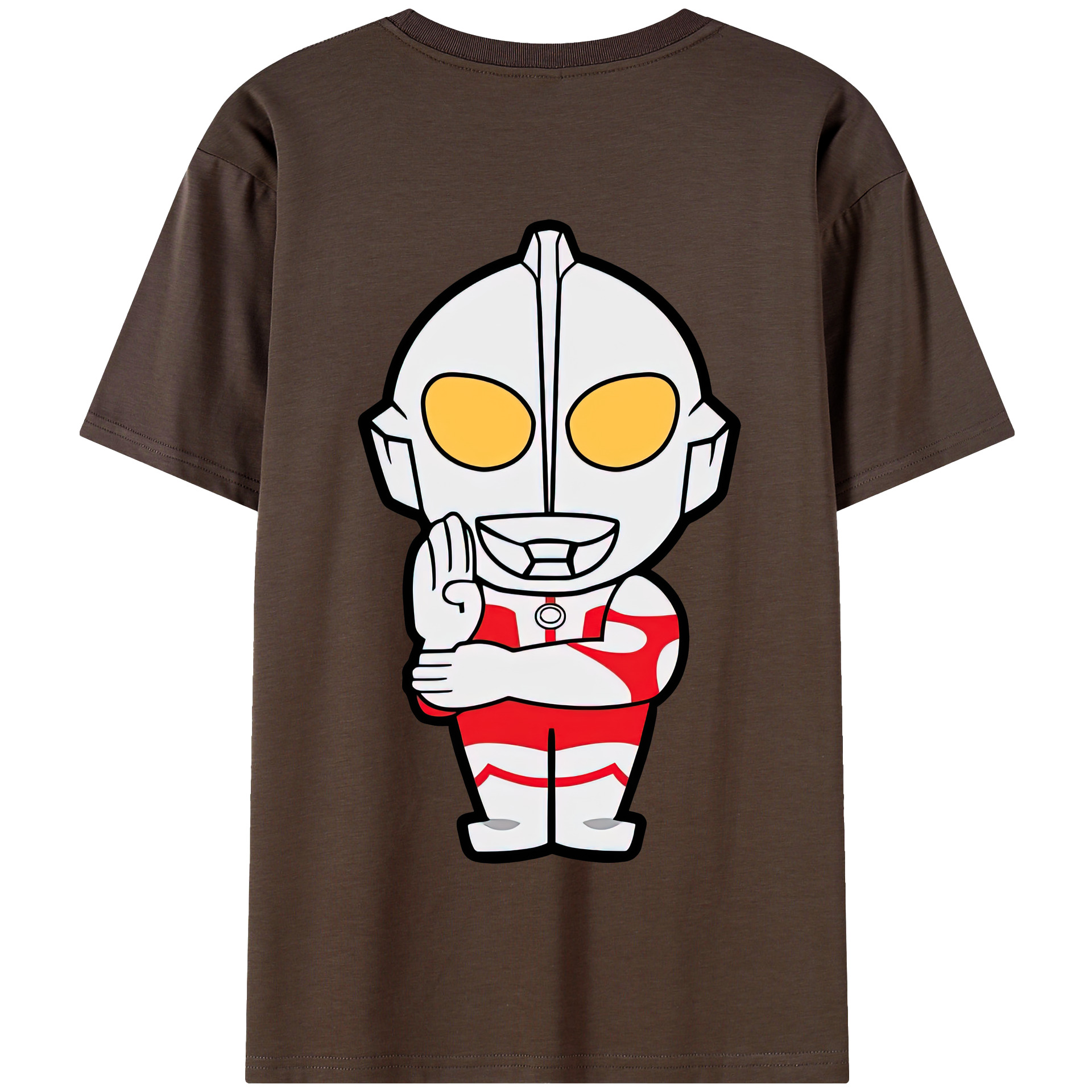 （画像用） ウルトラマン Ultraman 綿100％半袖Tシャツ（背面プリント）