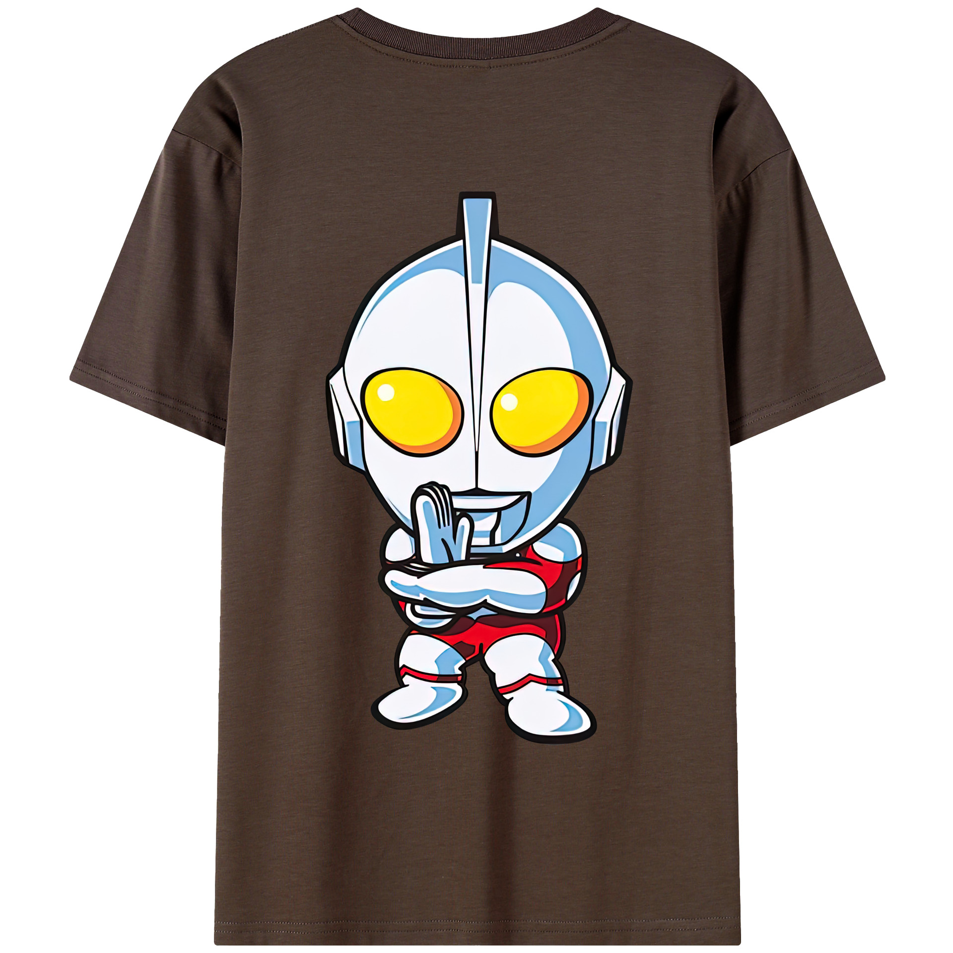 （画像用） ウルトラマン Ultraman 綿100％半袖Tシャツ（背面プリント）