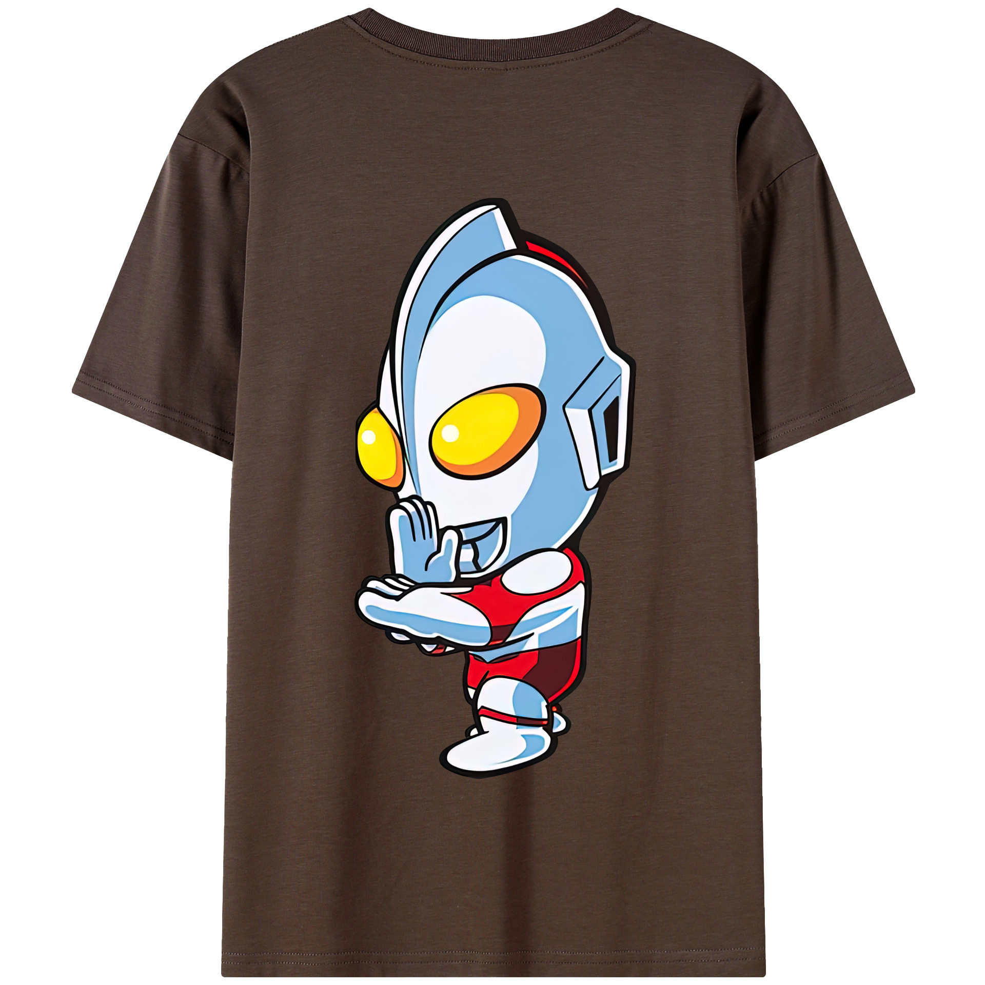 （画像用） ウルトラマン Ultraman 綿100％半袖Tシャツ（背面プリント）