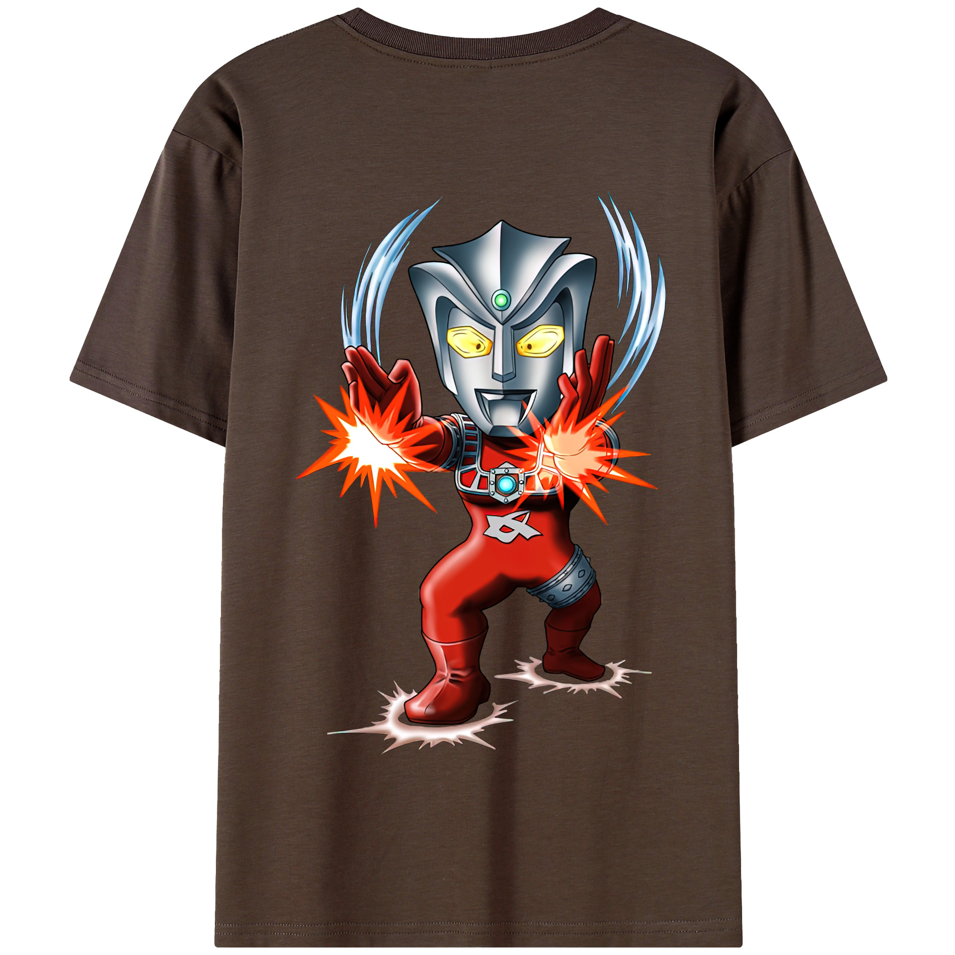 （画像用） ウルトラマン Ultraman 綿100％半袖Tシャツ（背面プリント）