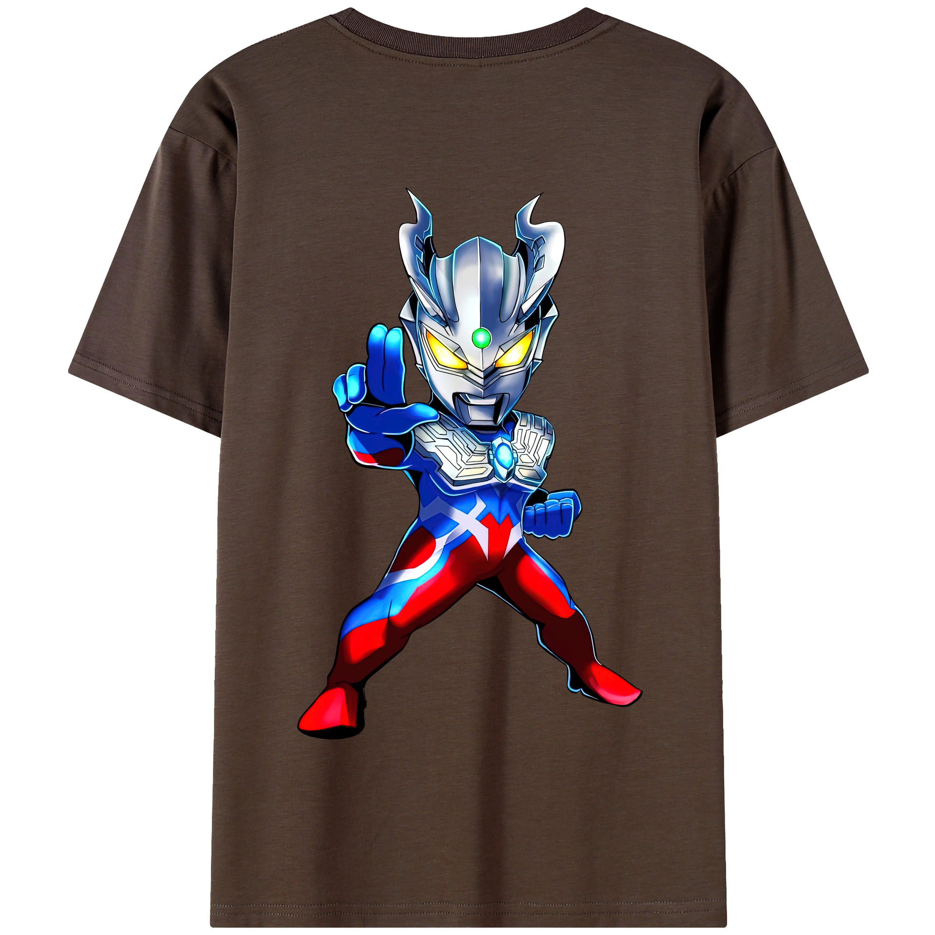 （画像用） ウルトラマン Ultraman 綿100％半袖Tシャツ（背面プリント）