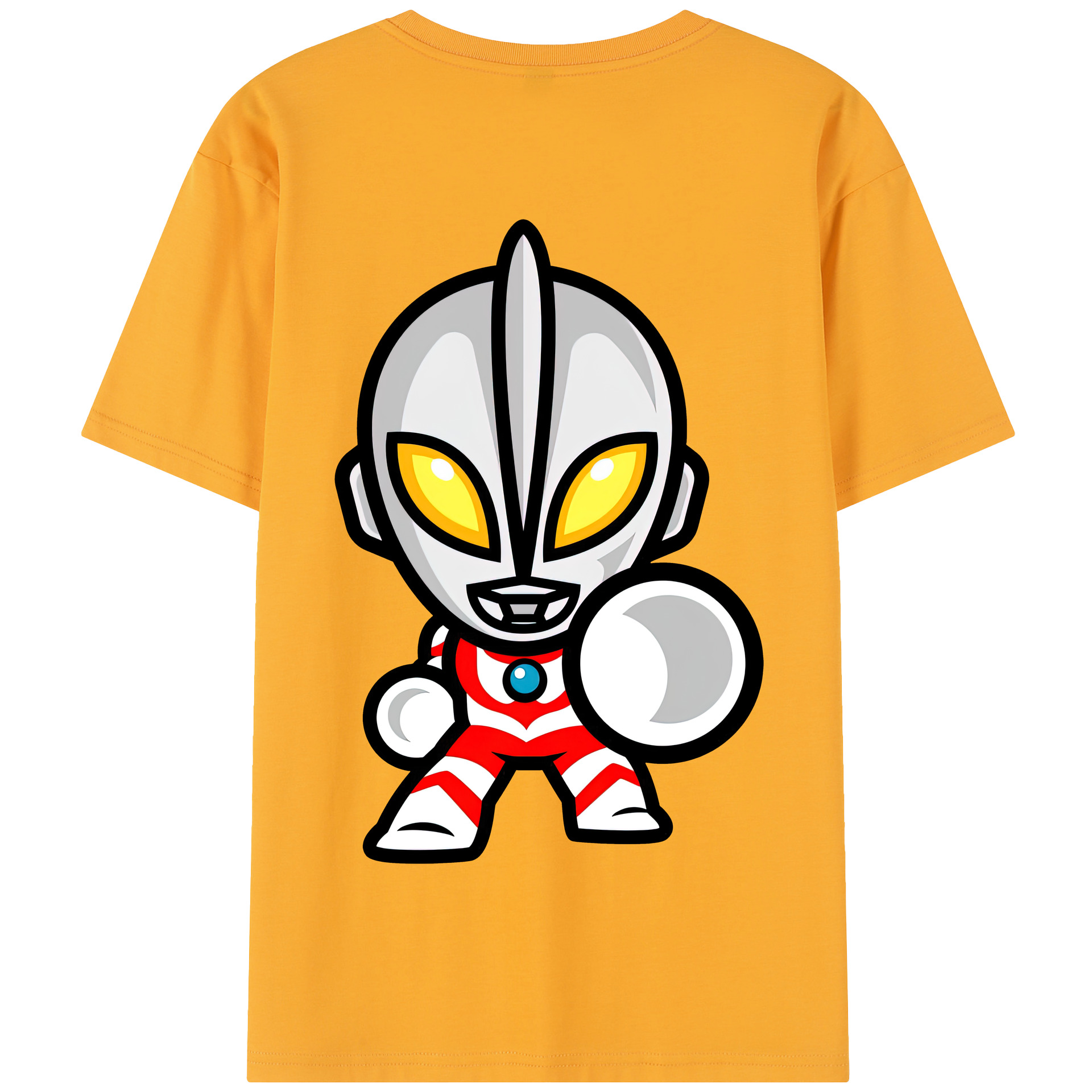 （画像用） ウルトラマン Ultraman 綿100％半袖Tシャツ（背面プリント）