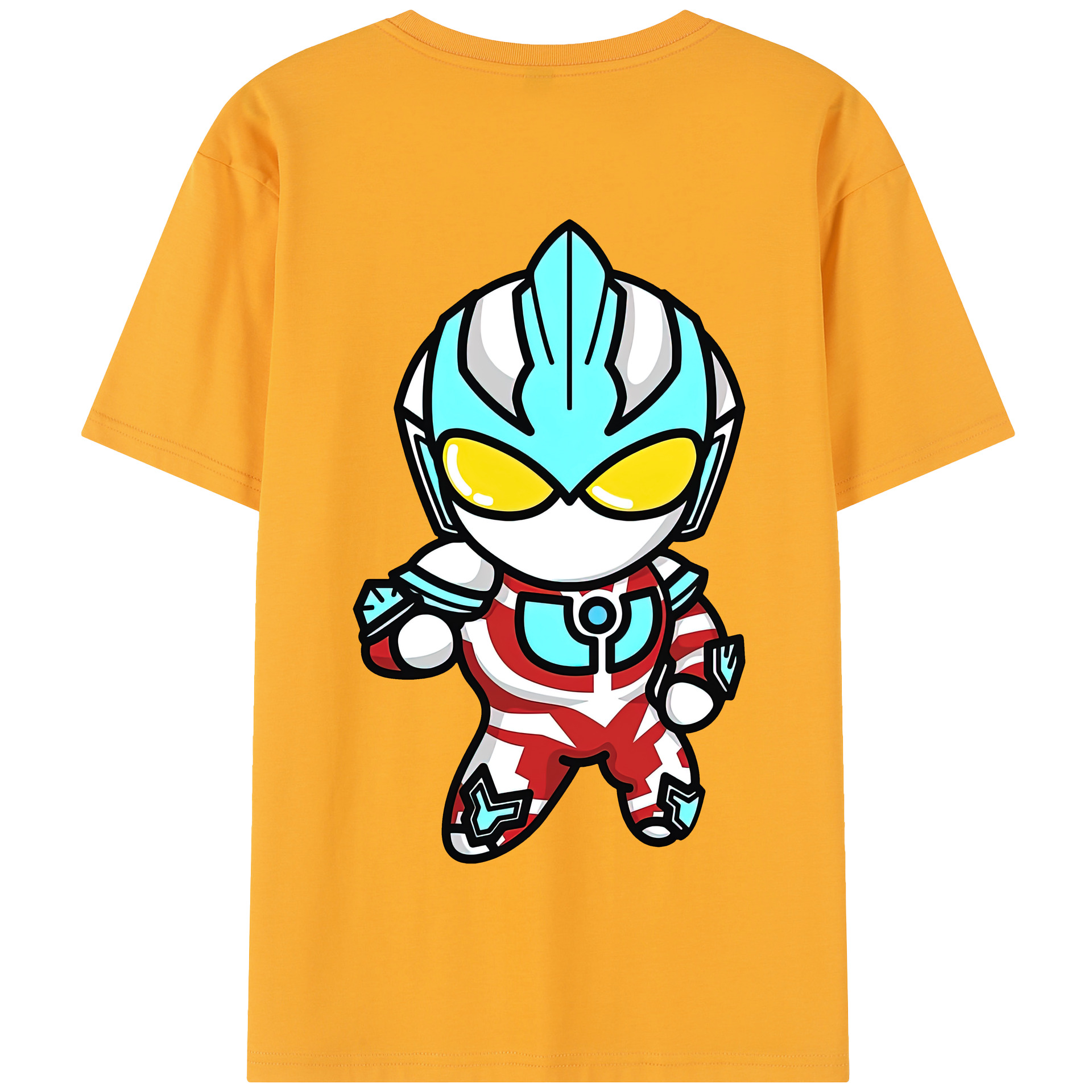 （画像用） ウルトラマン Ultraman 綿100％半袖Tシャツ（背面プリント）