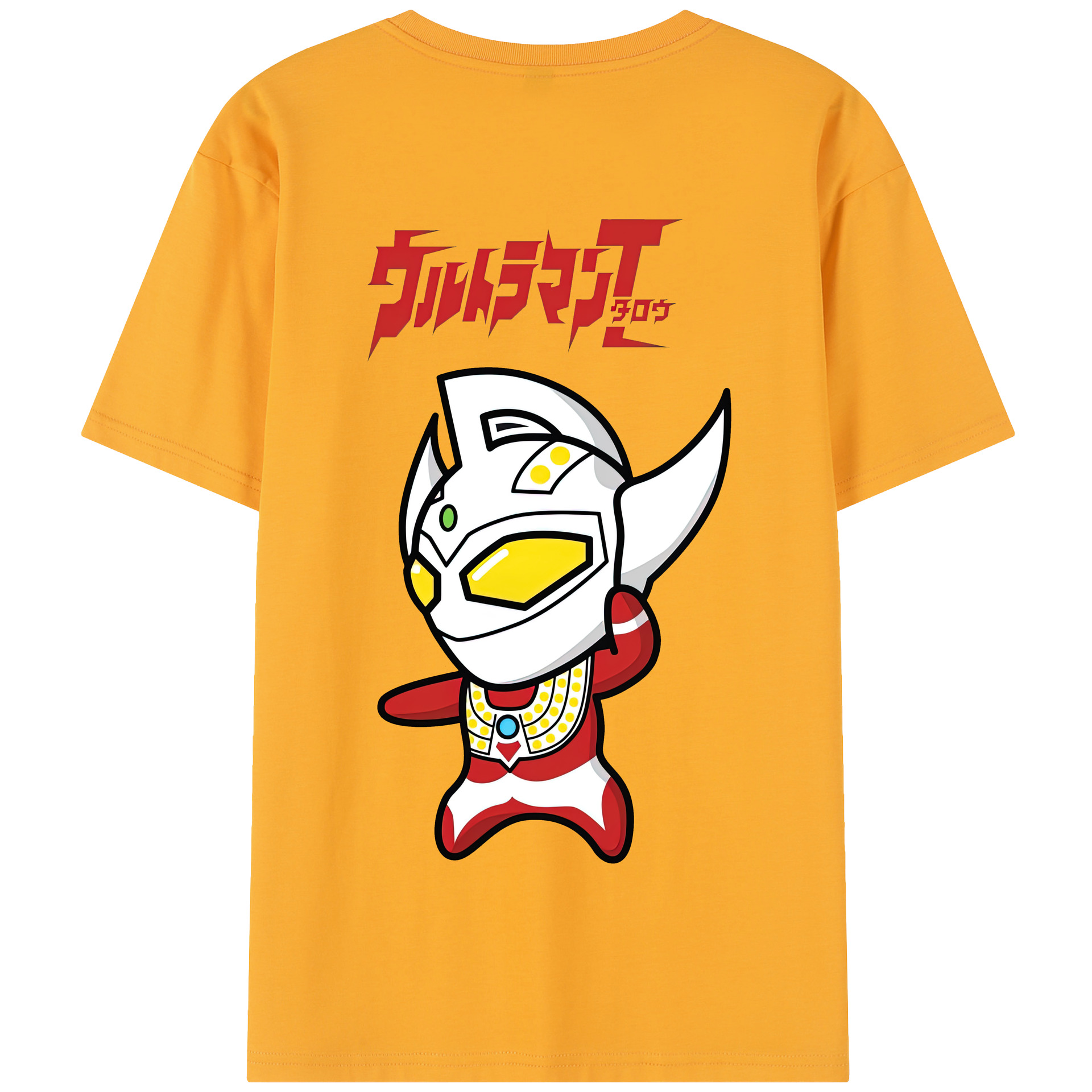 （画像用） ウルトラマン Ultraman 綿100％半袖Tシャツ（背面プリント）