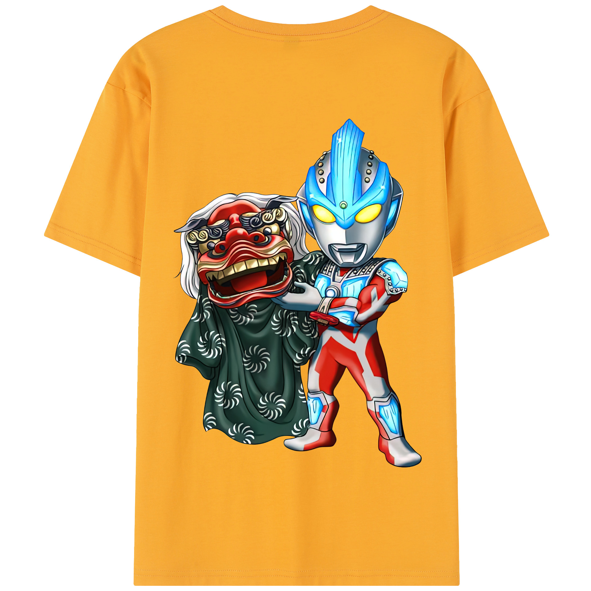 （画像用） ウルトラマン Ultraman 綿100％半袖Tシャツ（背面プリント）