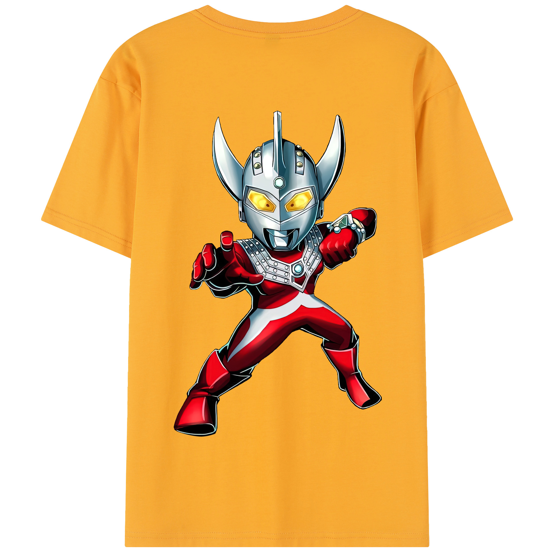 （画像用） ウルトラマン Ultraman 綿100％半袖Tシャツ（背面プリント）
