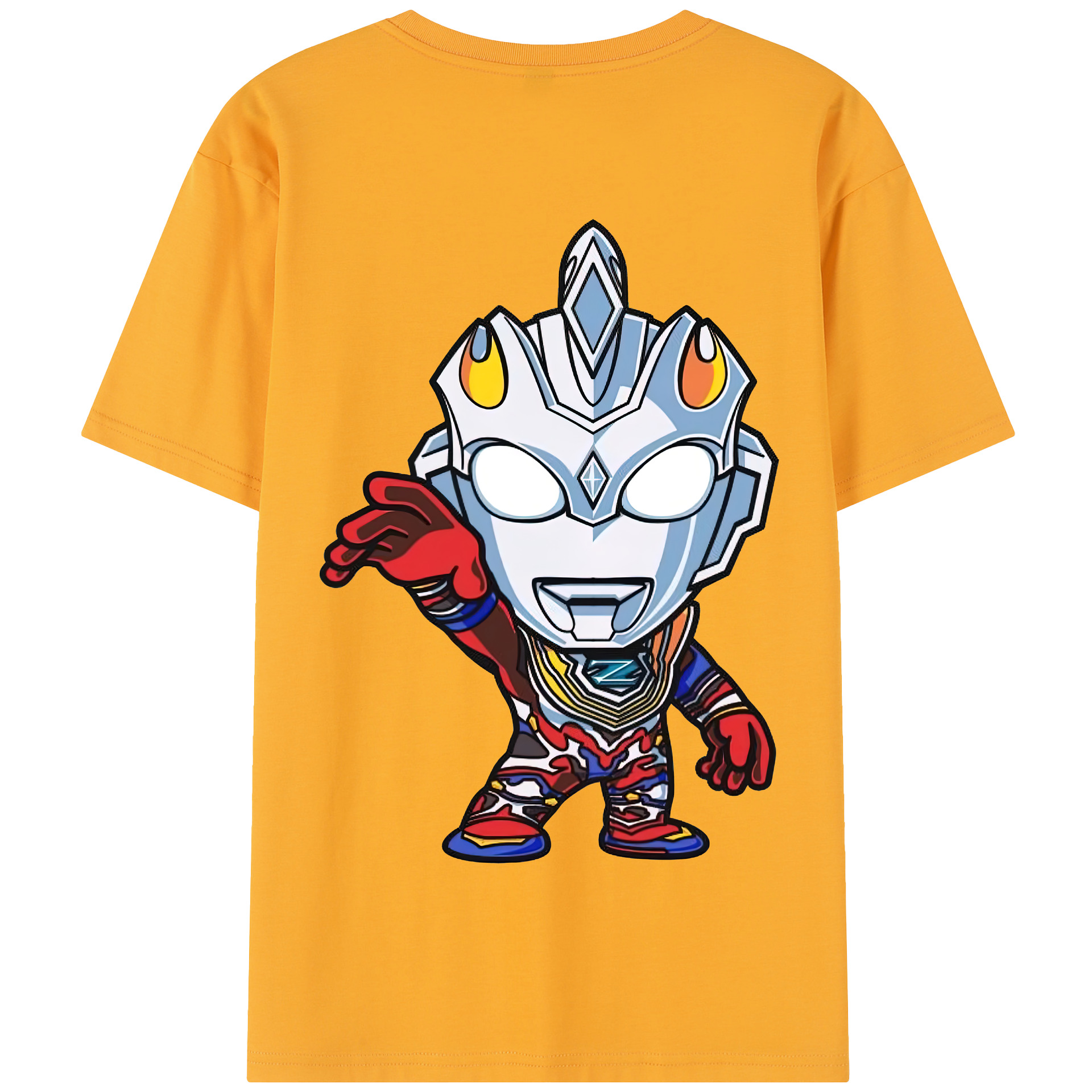 （画像用） ウルトラマン Ultraman 綿100％半袖Tシャツ（背面プリント）