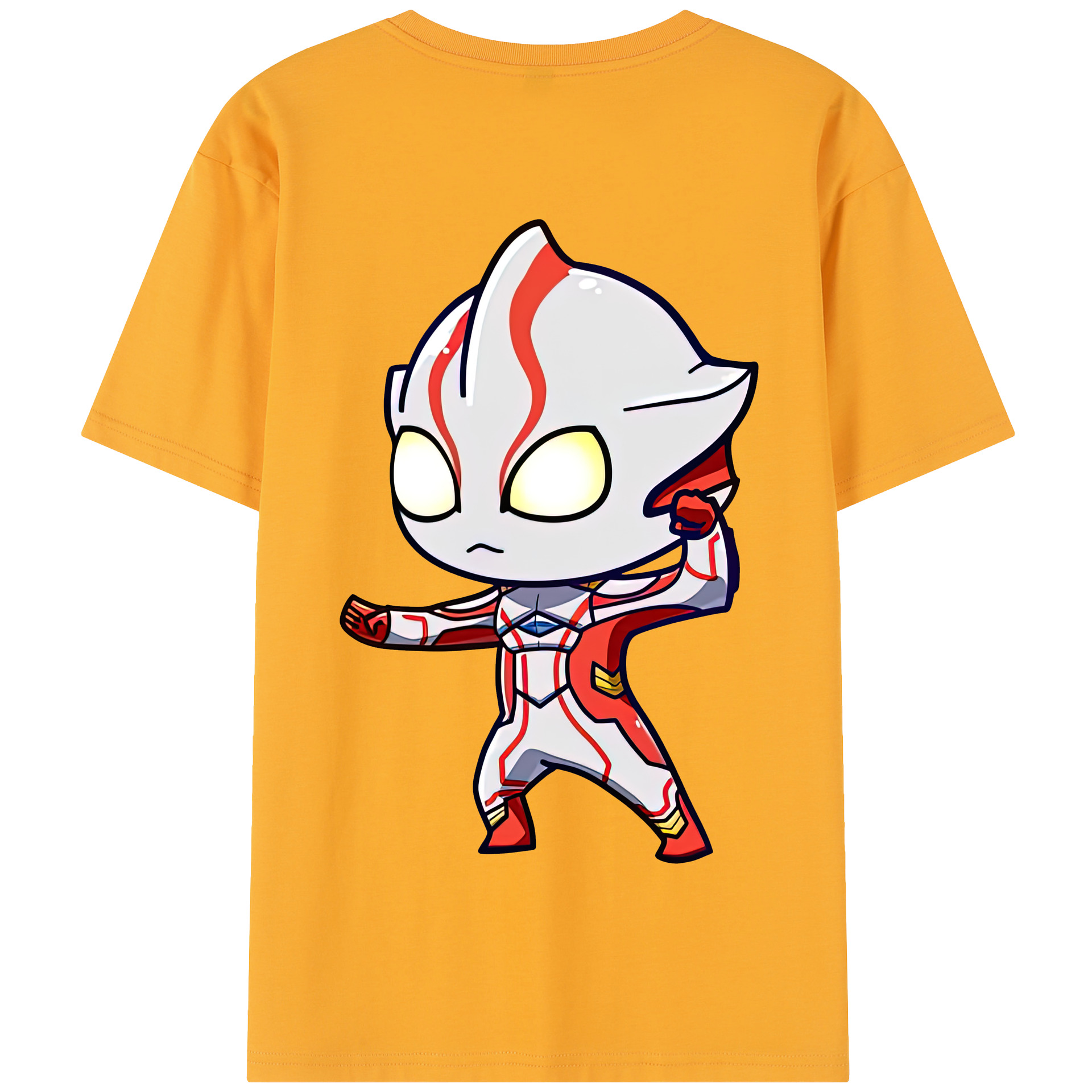 （画像用） ウルトラマン Ultraman 綿100％半袖Tシャツ（背面プリント）