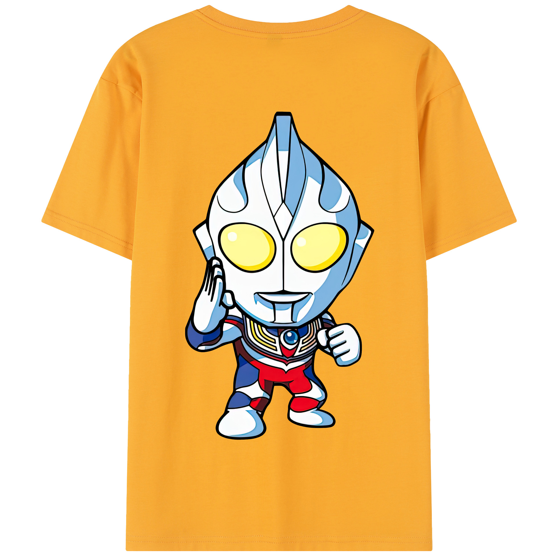 （画像用） ウルトラマン Ultraman 綿100％半袖Tシャツ（背面プリント）
