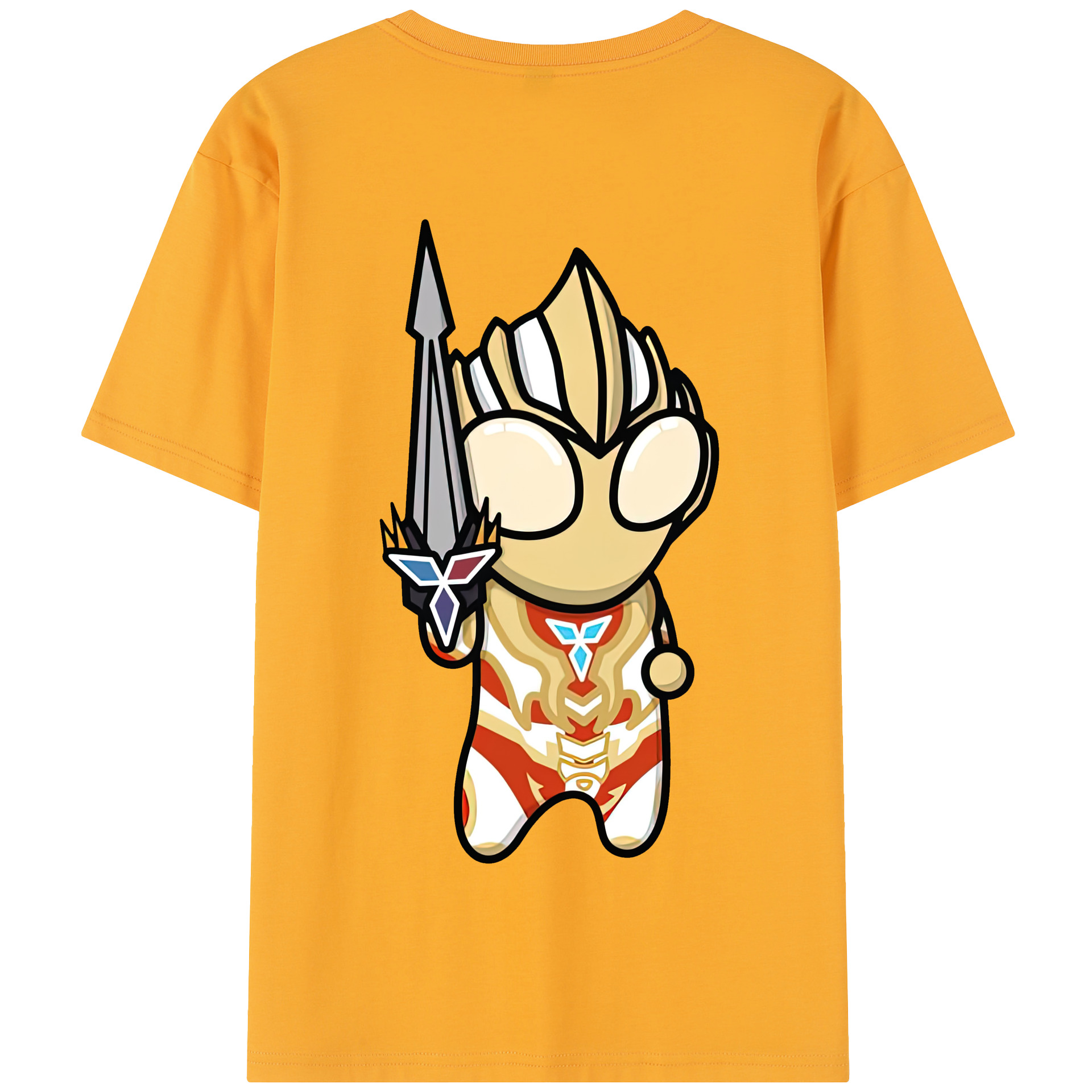 （画像用） ウルトラマン Ultraman 綿100％半袖Tシャツ（背面プリント）