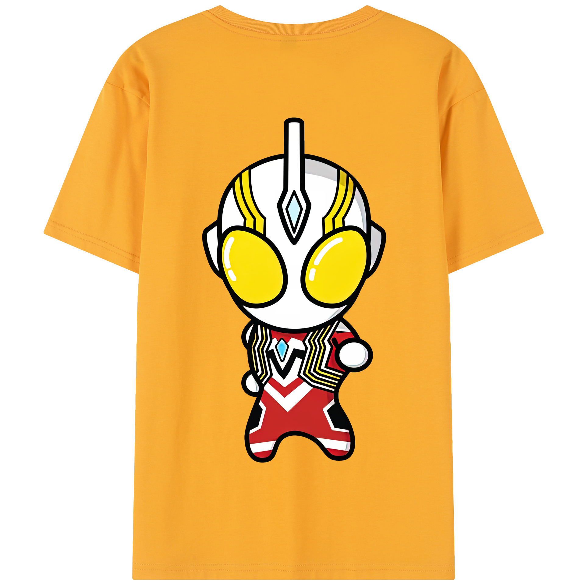 （画像用） ウルトラマン Ultraman 綿100％半袖Tシャツ（背面プリント）