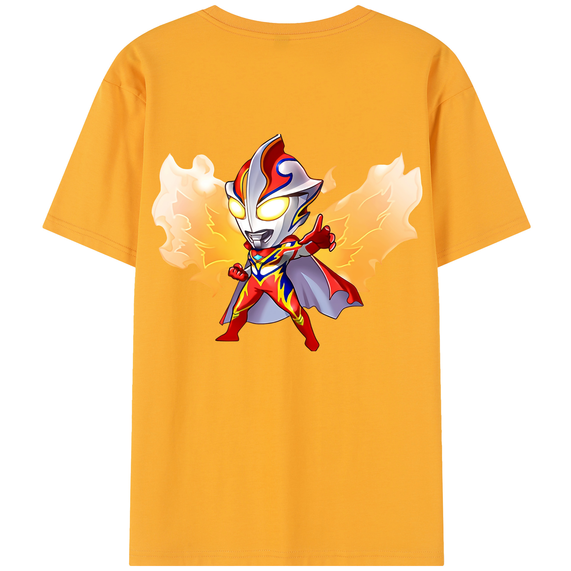 （画像用） ウルトラマン Ultraman 綿100％半袖Tシャツ（背面プリント）
