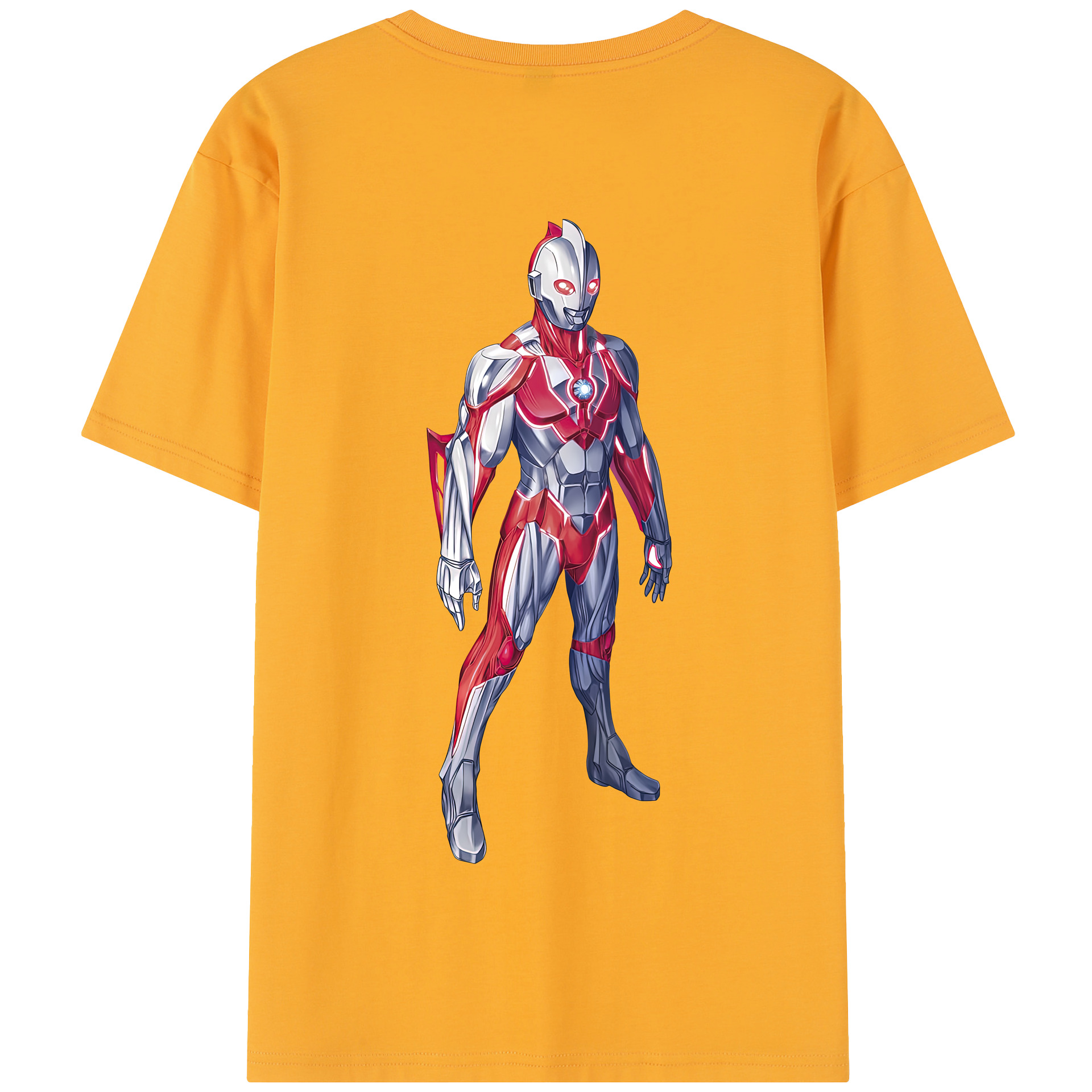（画像用） ウルトラマン Ultraman 綿100％半袖Tシャツ（背面プリント）