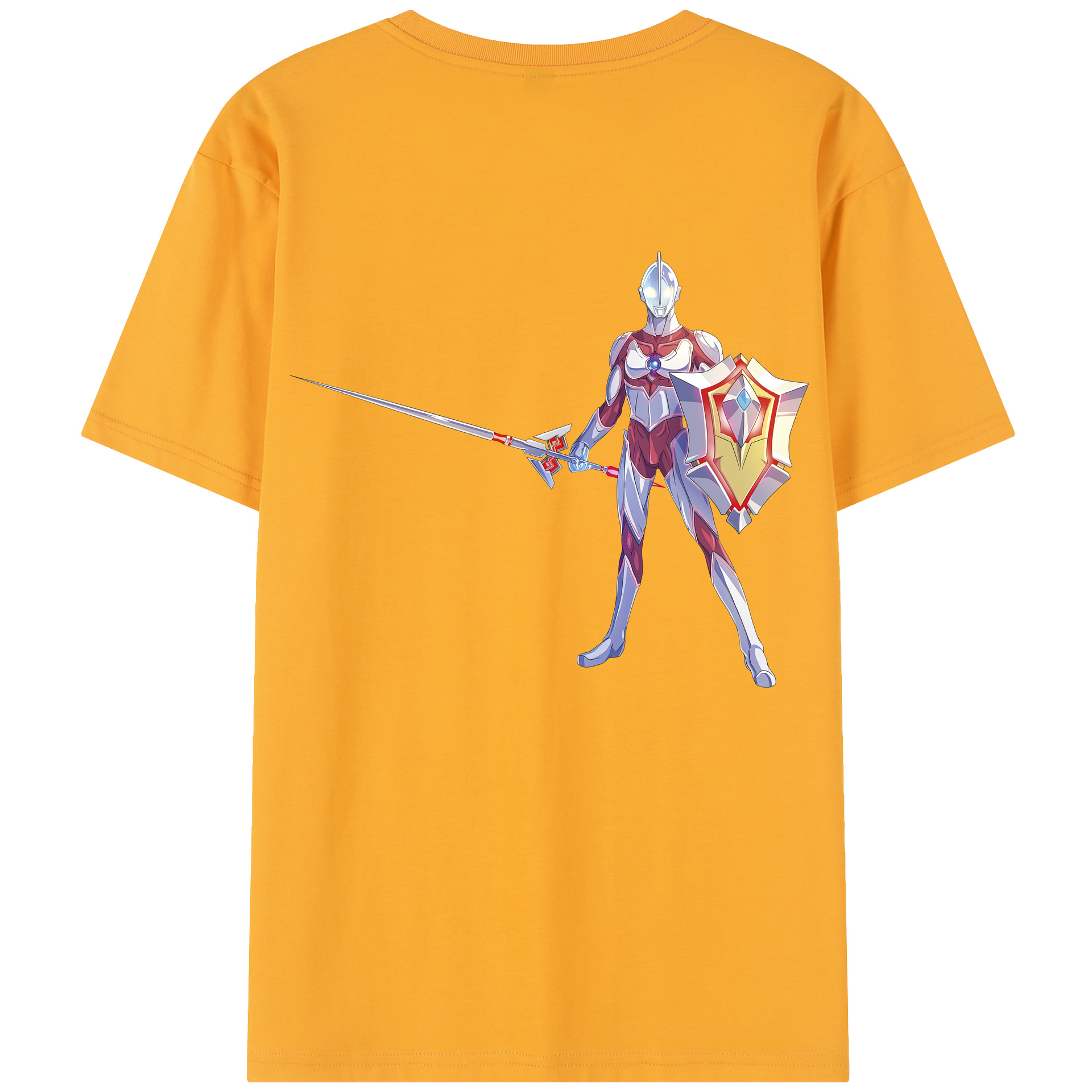 （画像用） ウルトラマン Ultraman 綿100％半袖Tシャツ（背面プリント）