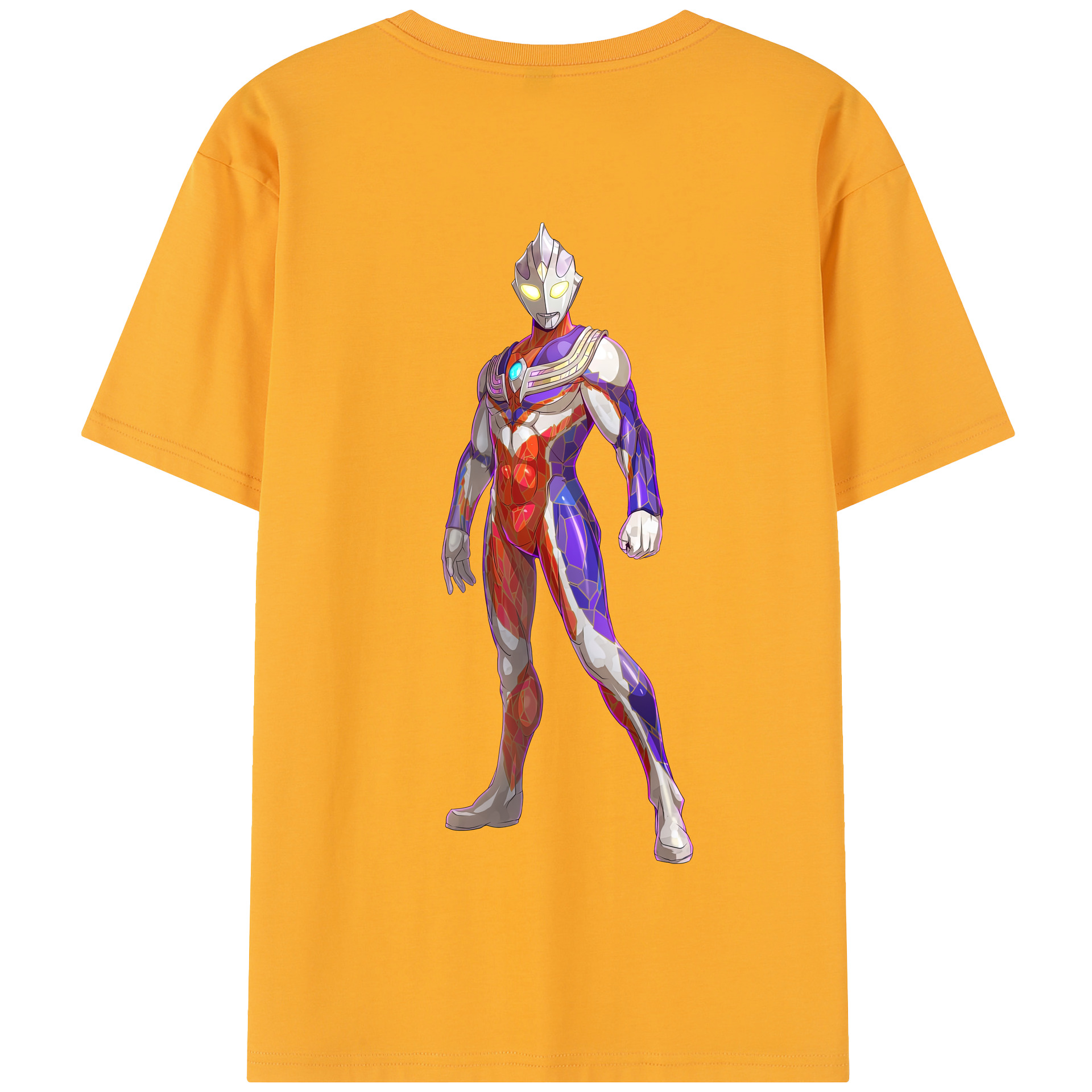 （画像用） ウルトラマン Ultraman 綿100％半袖Tシャツ（背面プリント）