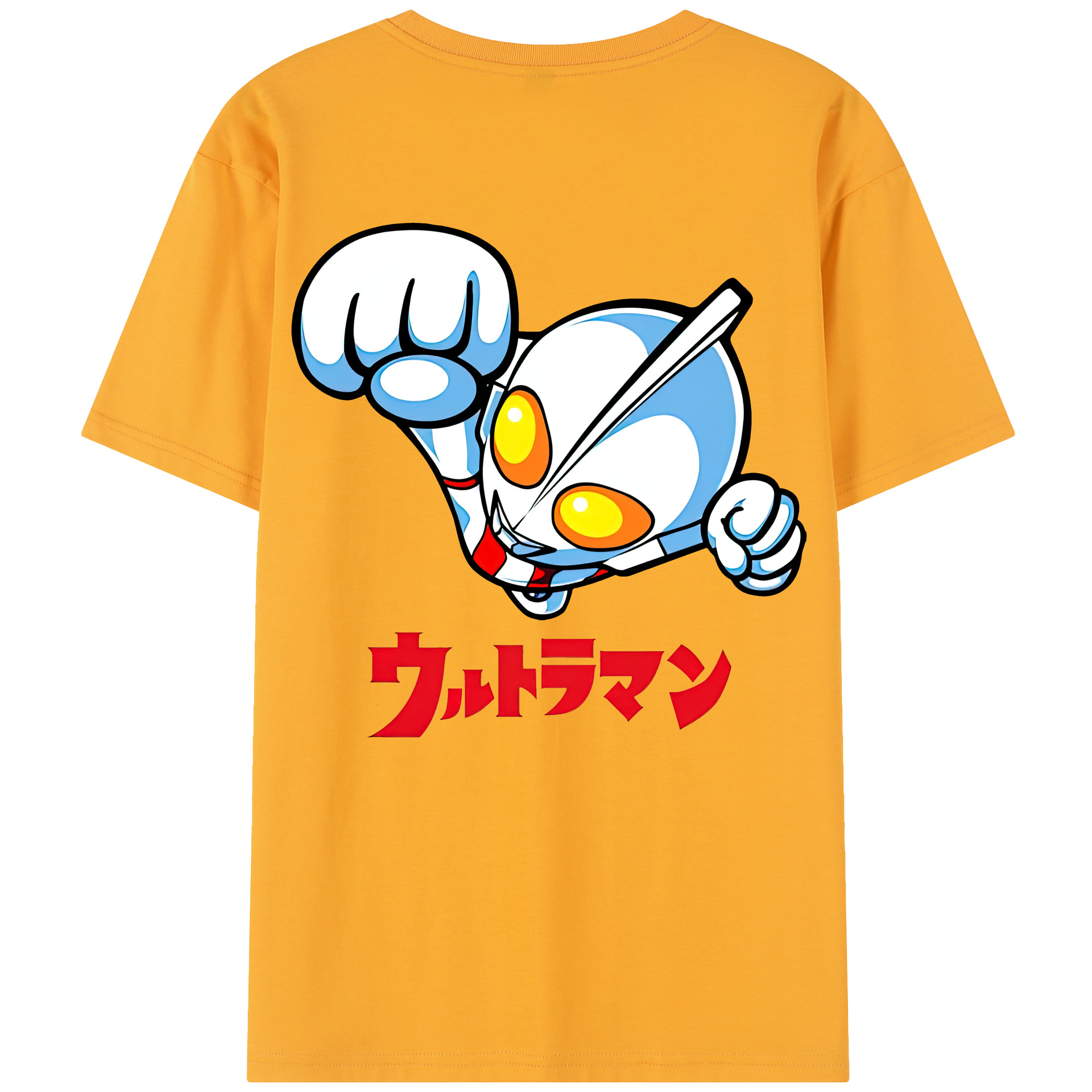 （画像用） ウルトラマン Ultraman 綿100％半袖Tシャツ（背面プリント）