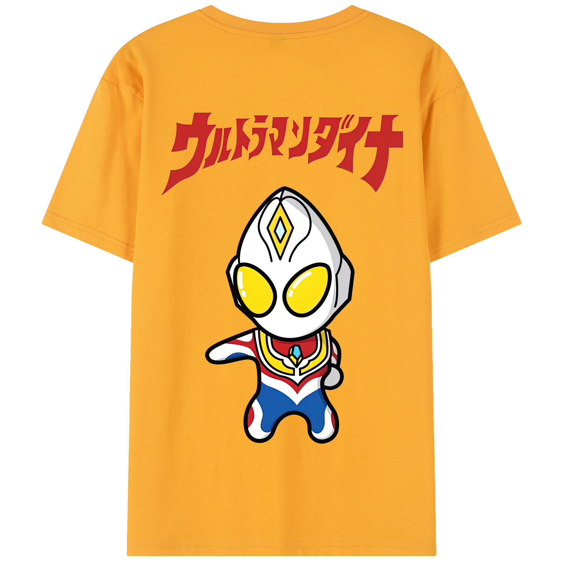 （画像用） ウルトラマン Ultraman 綿100％半袖Tシャツ（背面プリント）