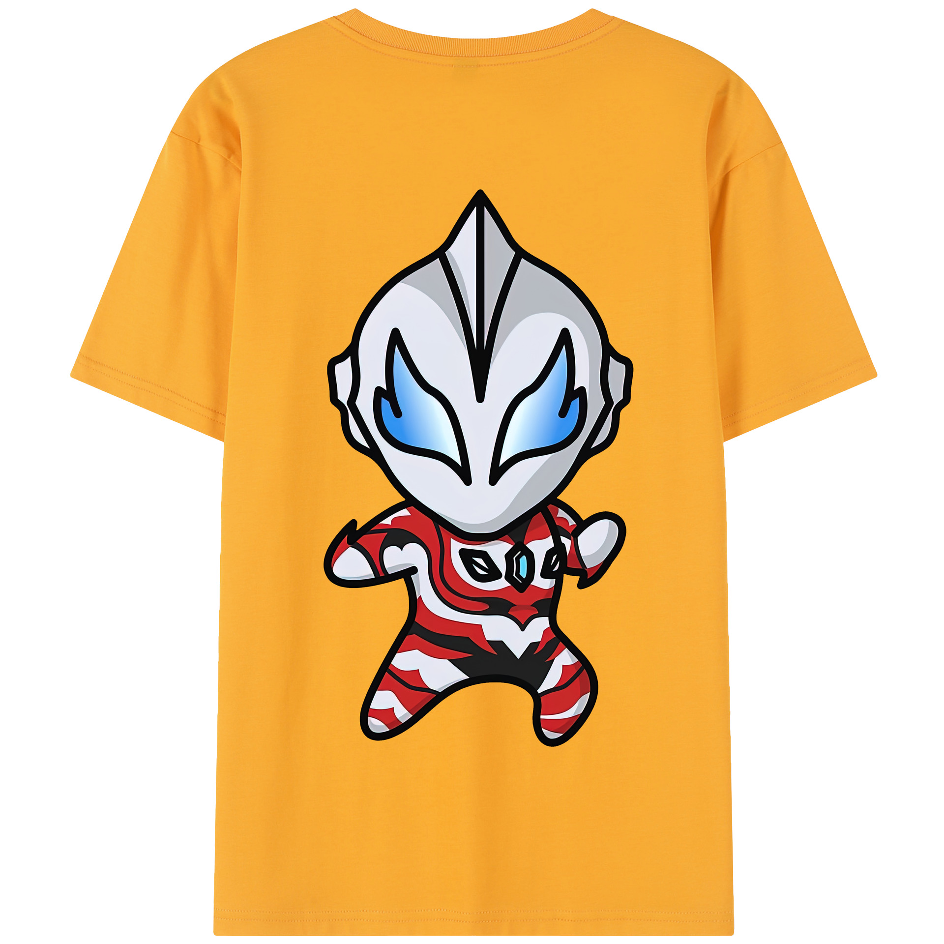 （画像用） ウルトラマン Ultraman 綿100％半袖Tシャツ（背面プリント）