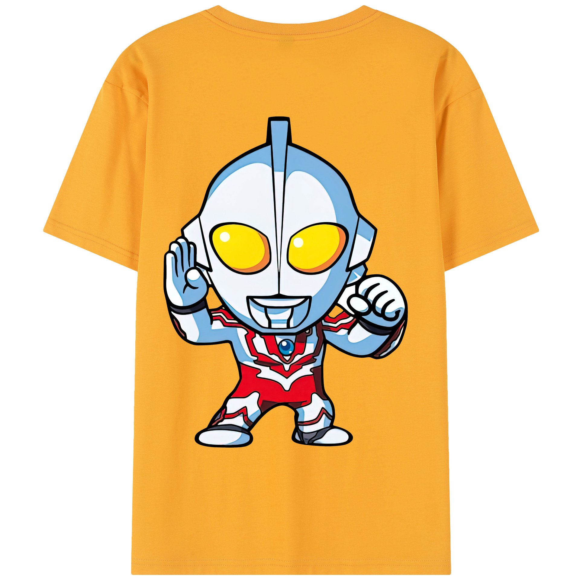 （画像用） ウルトラマン Ultraman 綿100％半袖Tシャツ（背面プリント）