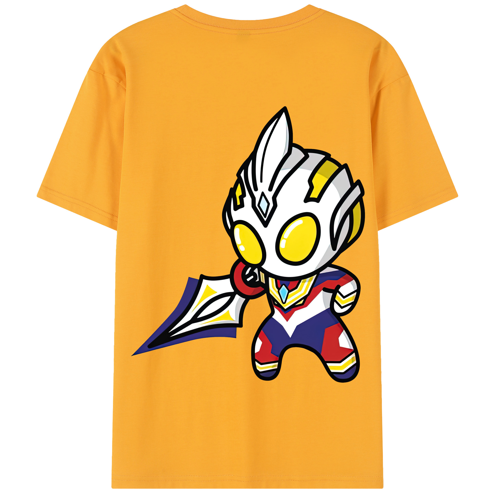 （画像用） ウルトラマン Ultraman 綿100％半袖Tシャツ（背面プリント）