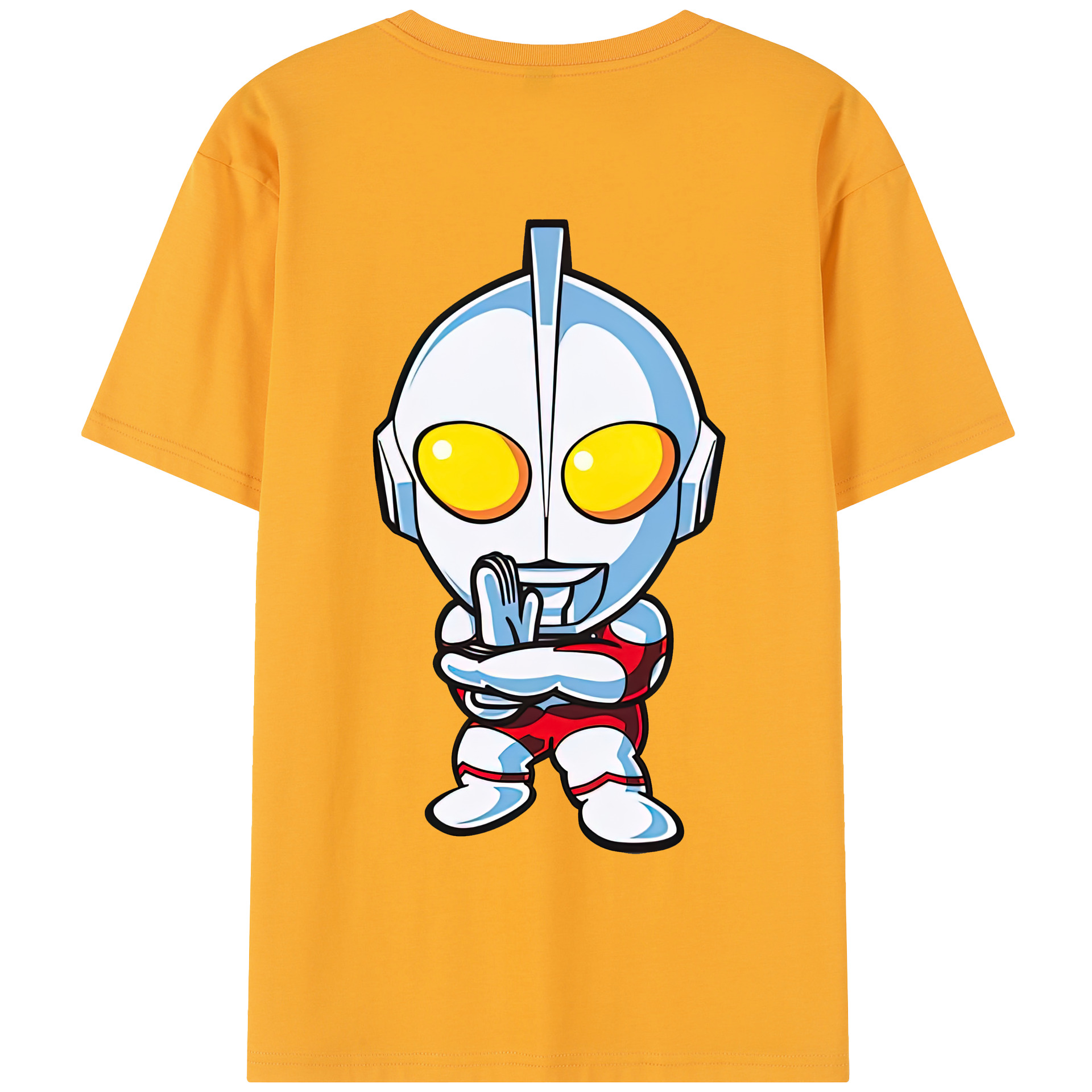 （画像用） ウルトラマン Ultraman 綿100％半袖Tシャツ（背面プリント）