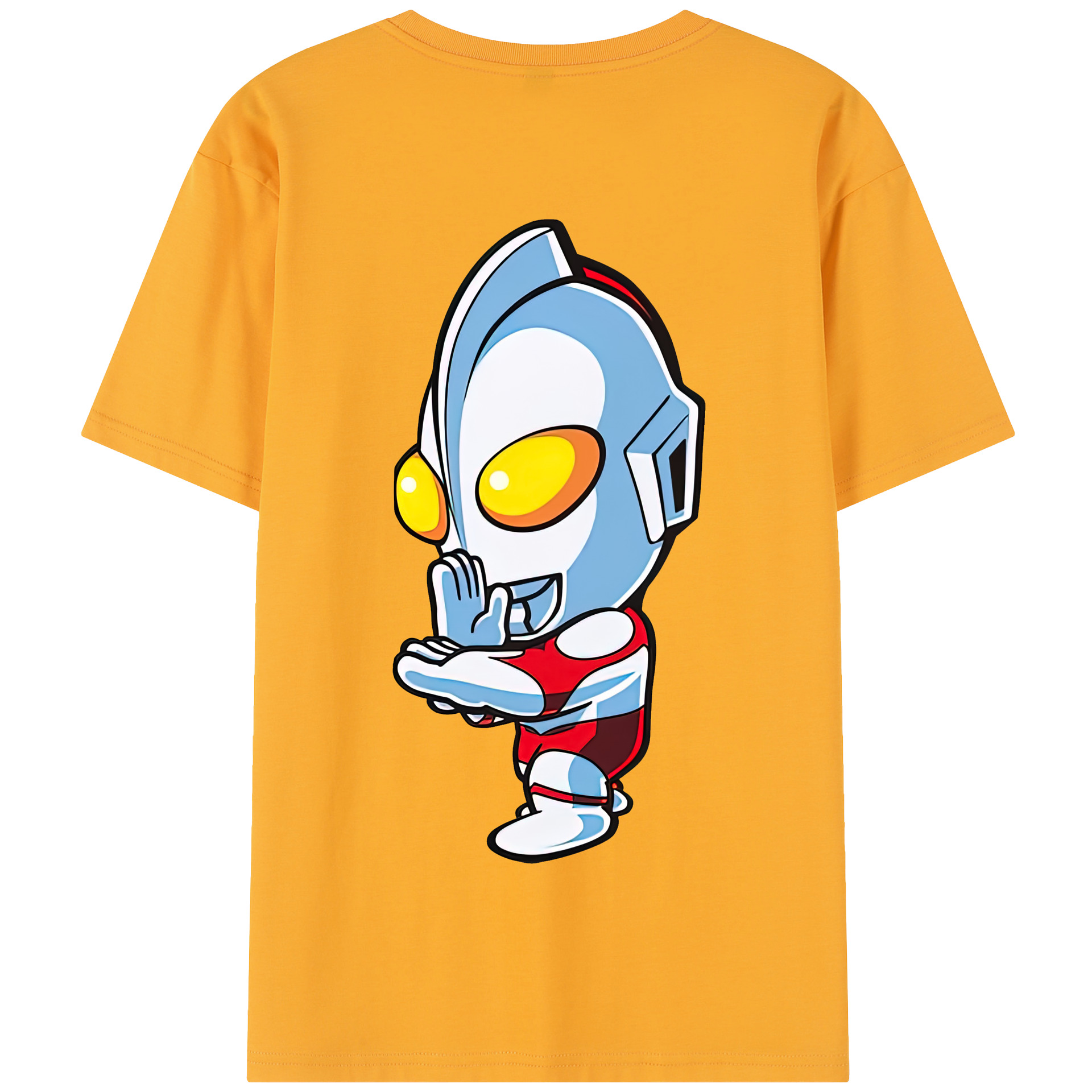（画像用） ウルトラマン Ultraman 綿100％半袖Tシャツ（背面プリント）