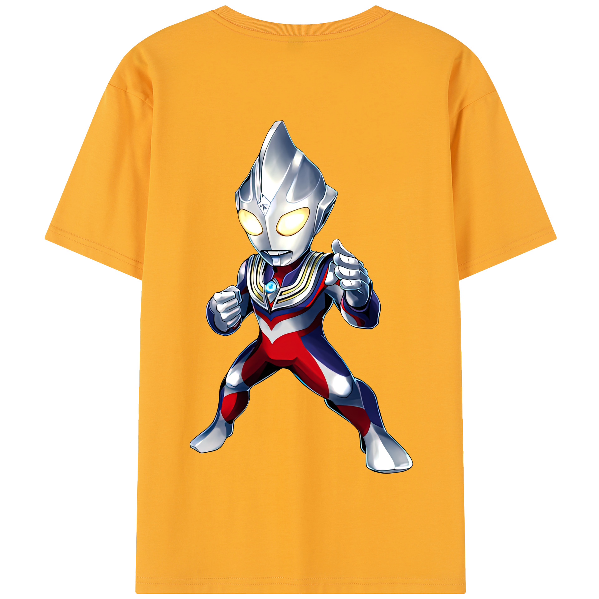（画像用） ウルトラマン Ultraman 綿100％半袖Tシャツ（背面プリント）
