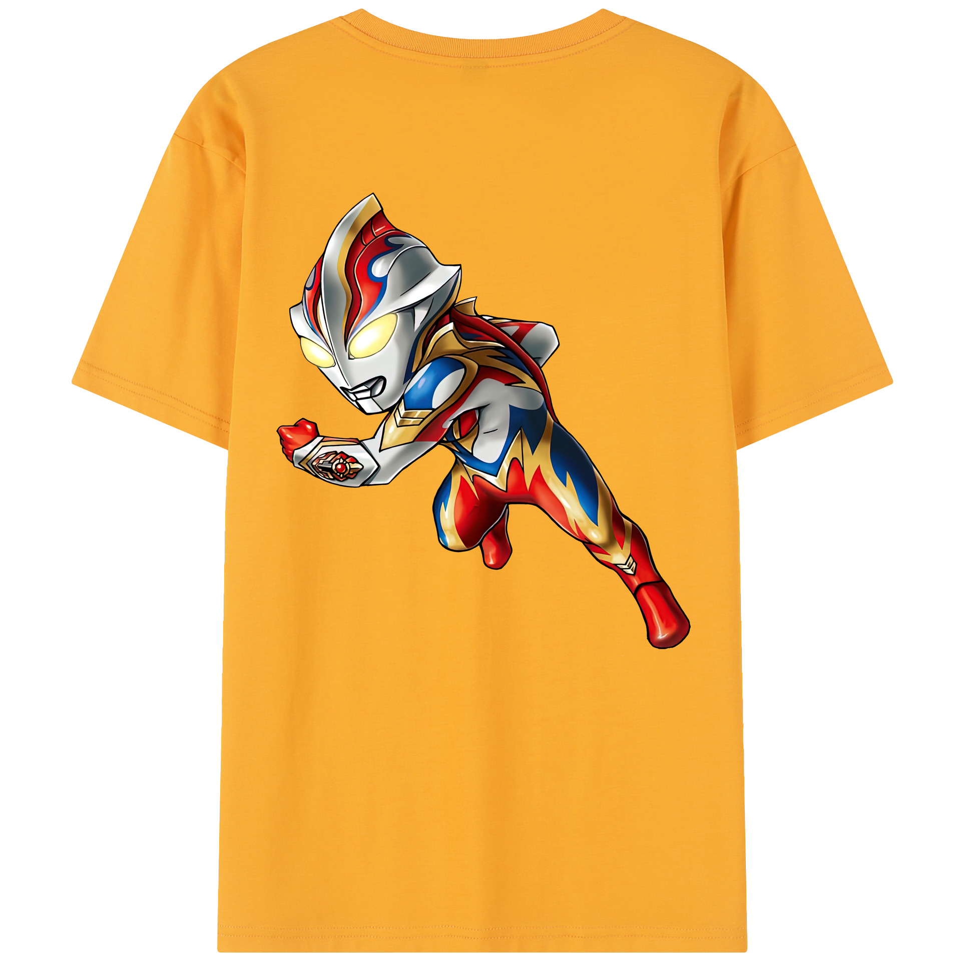 （画像用） ウルトラマン Ultraman 綿100％半袖Tシャツ（背面プリント）