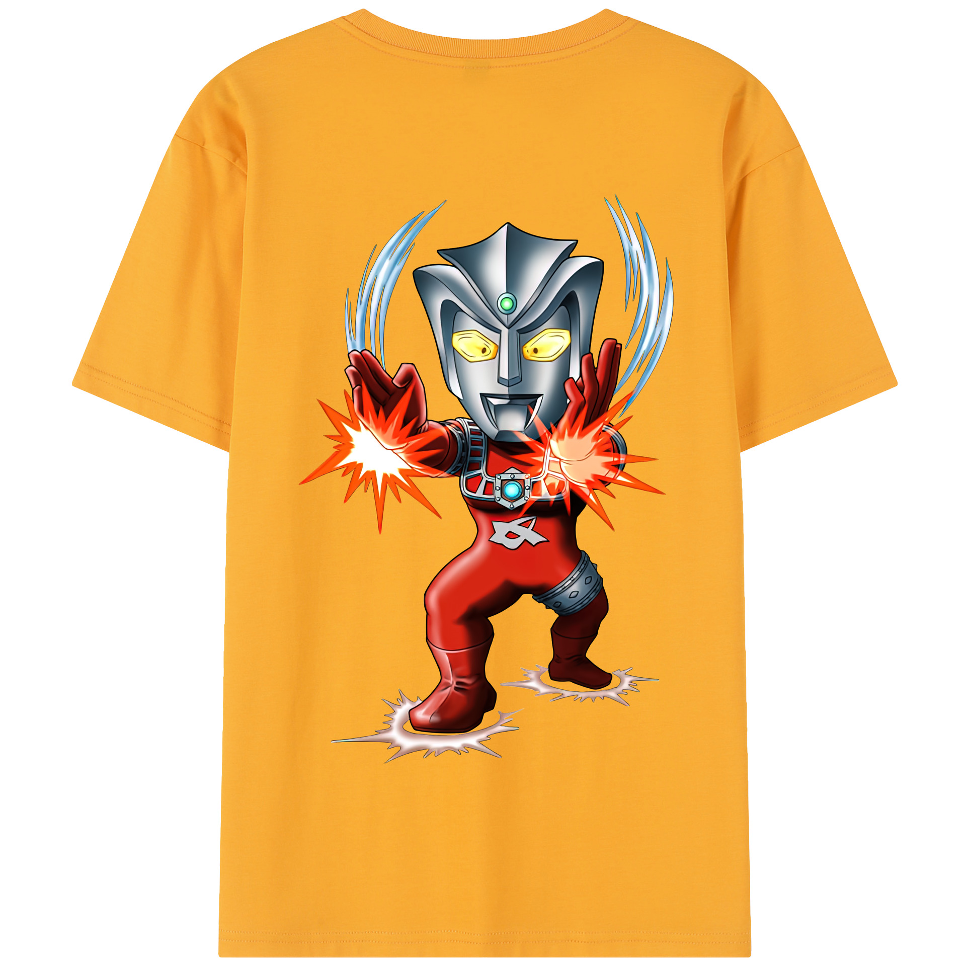 （画像用） ウルトラマン Ultraman 綿100％半袖Tシャツ（背面プリント）