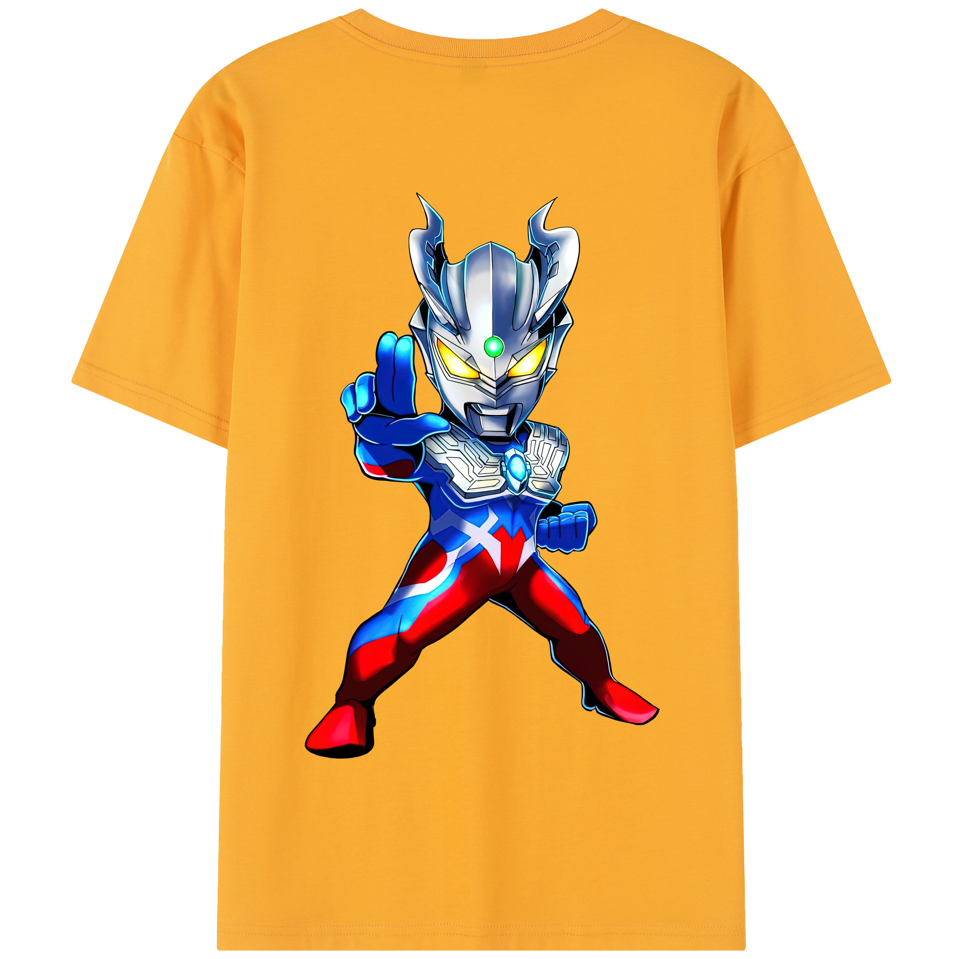 （画像用） ウルトラマン Ultraman 綿100％半袖Tシャツ（背面プリント）