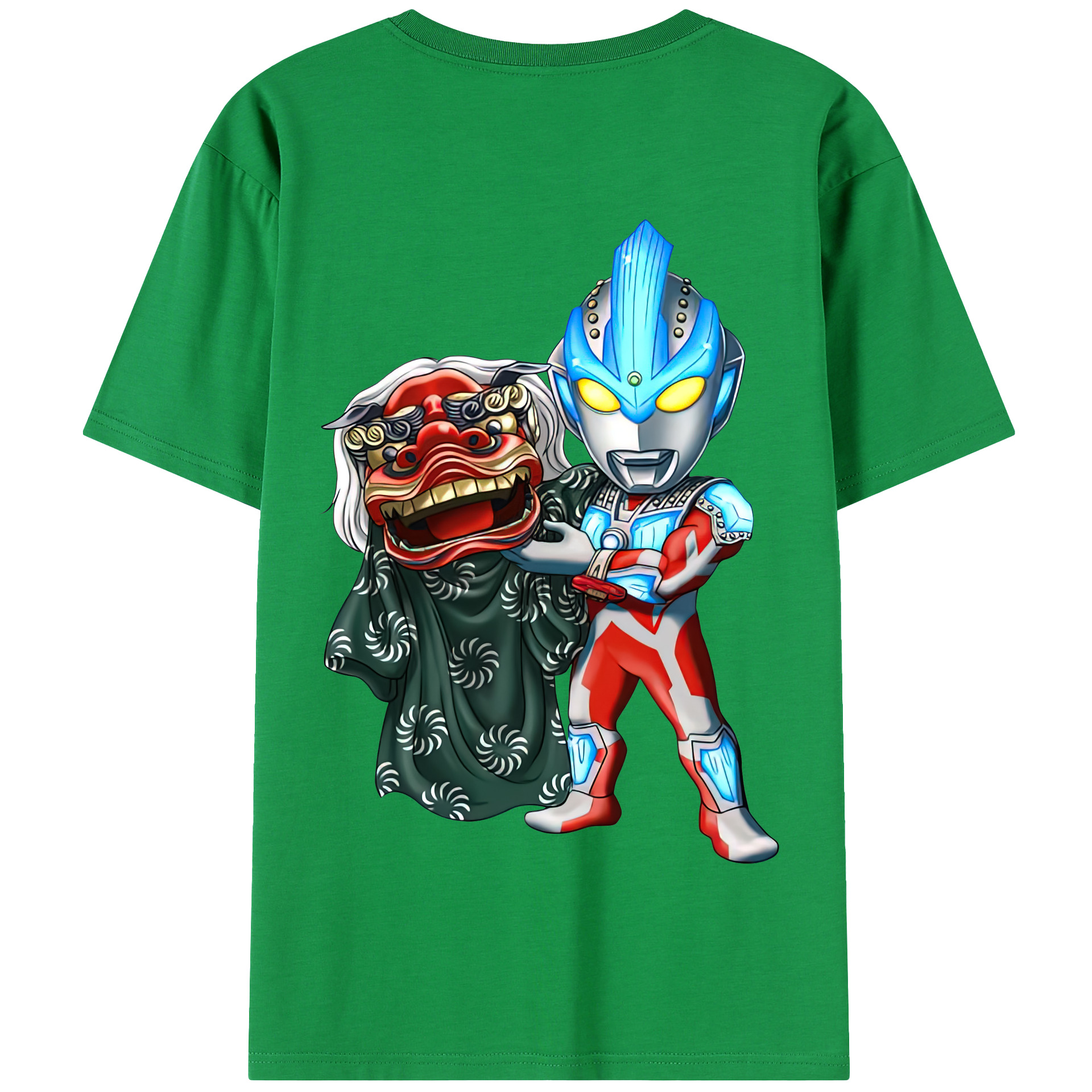 （画像用） ウルトラマン Ultraman 綿100％半袖Tシャツ（背面プリント）
