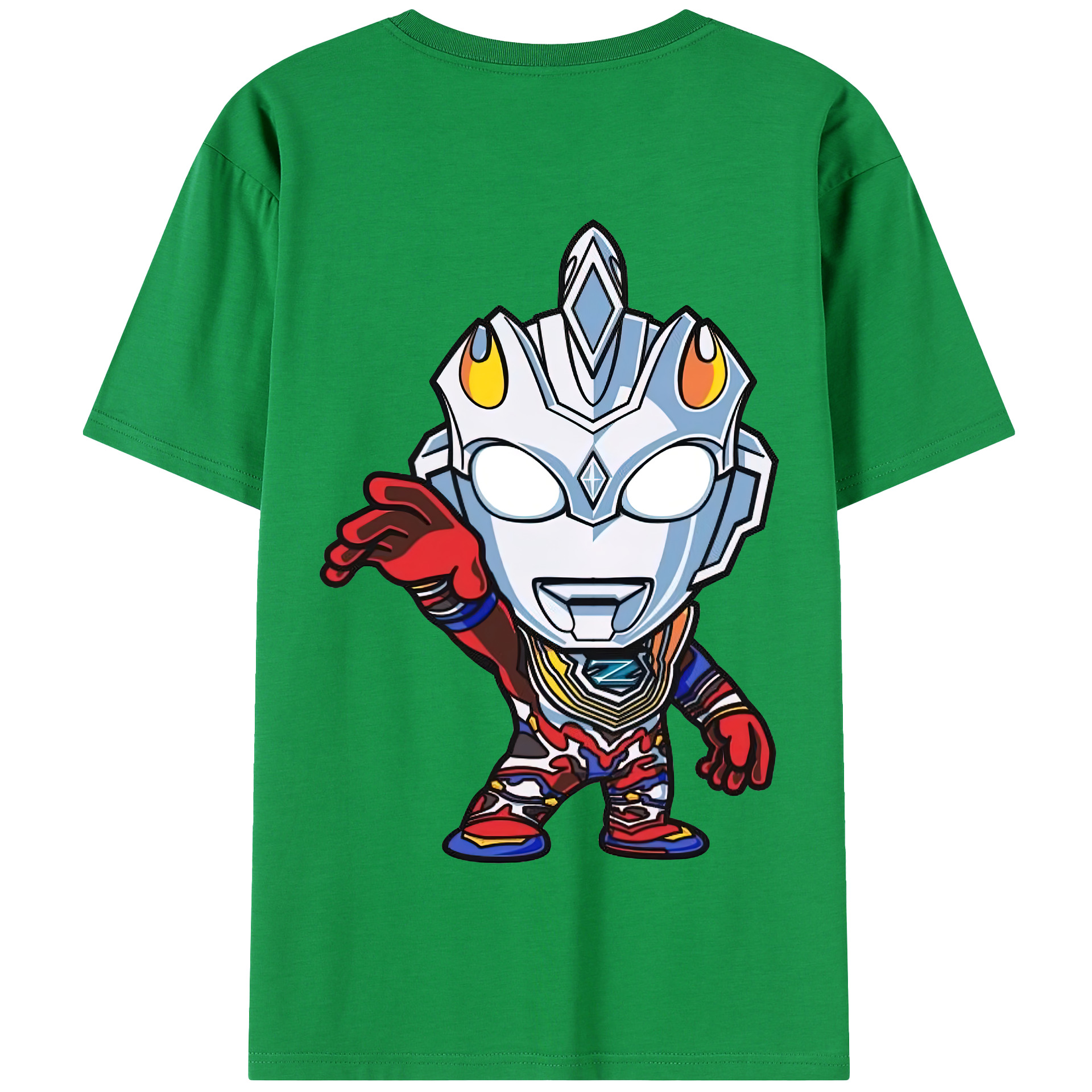 （画像用） ウルトラマン Ultraman 綿100％半袖Tシャツ（背面プリント）