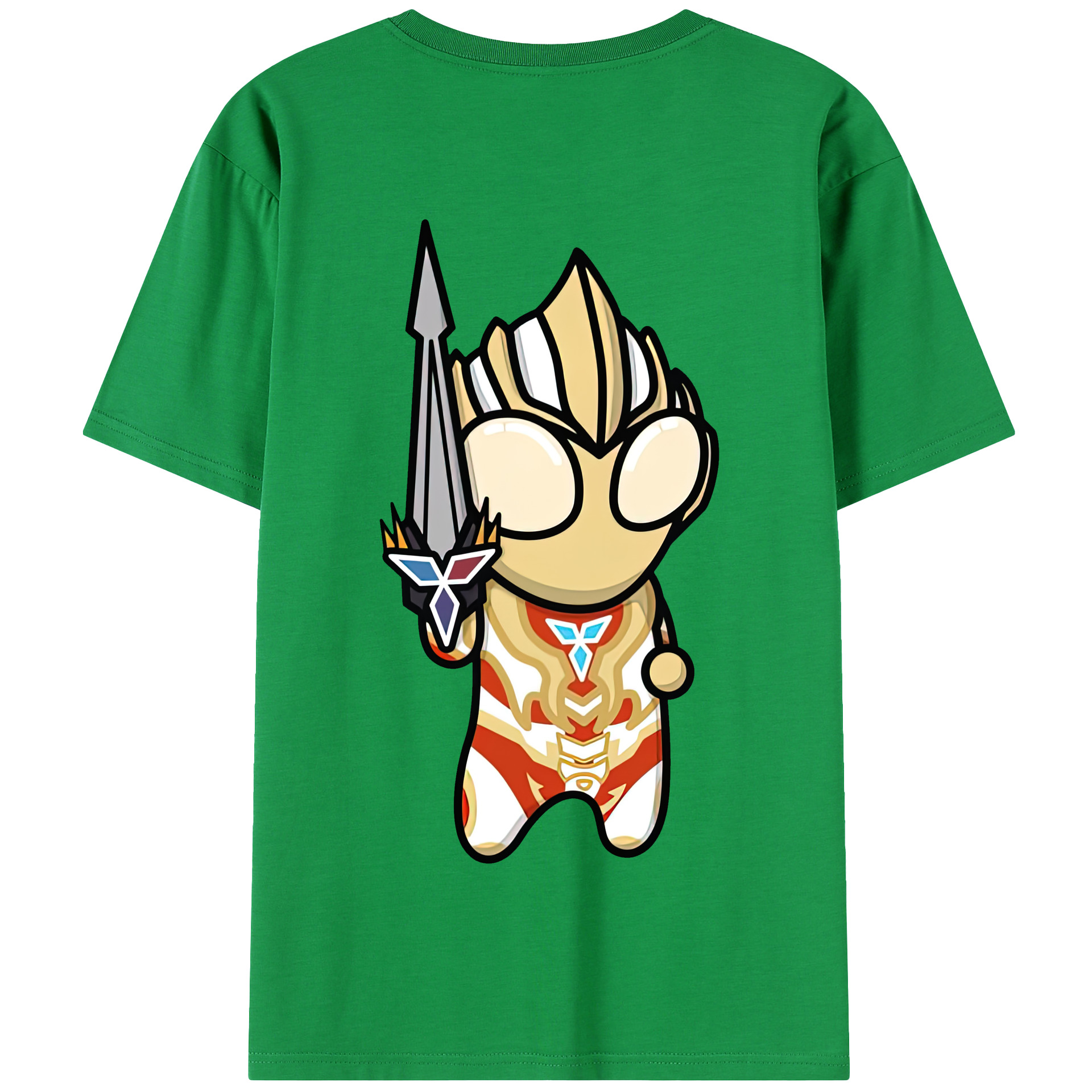 （画像用） ウルトラマン Ultraman 綿100％半袖Tシャツ（背面プリント）